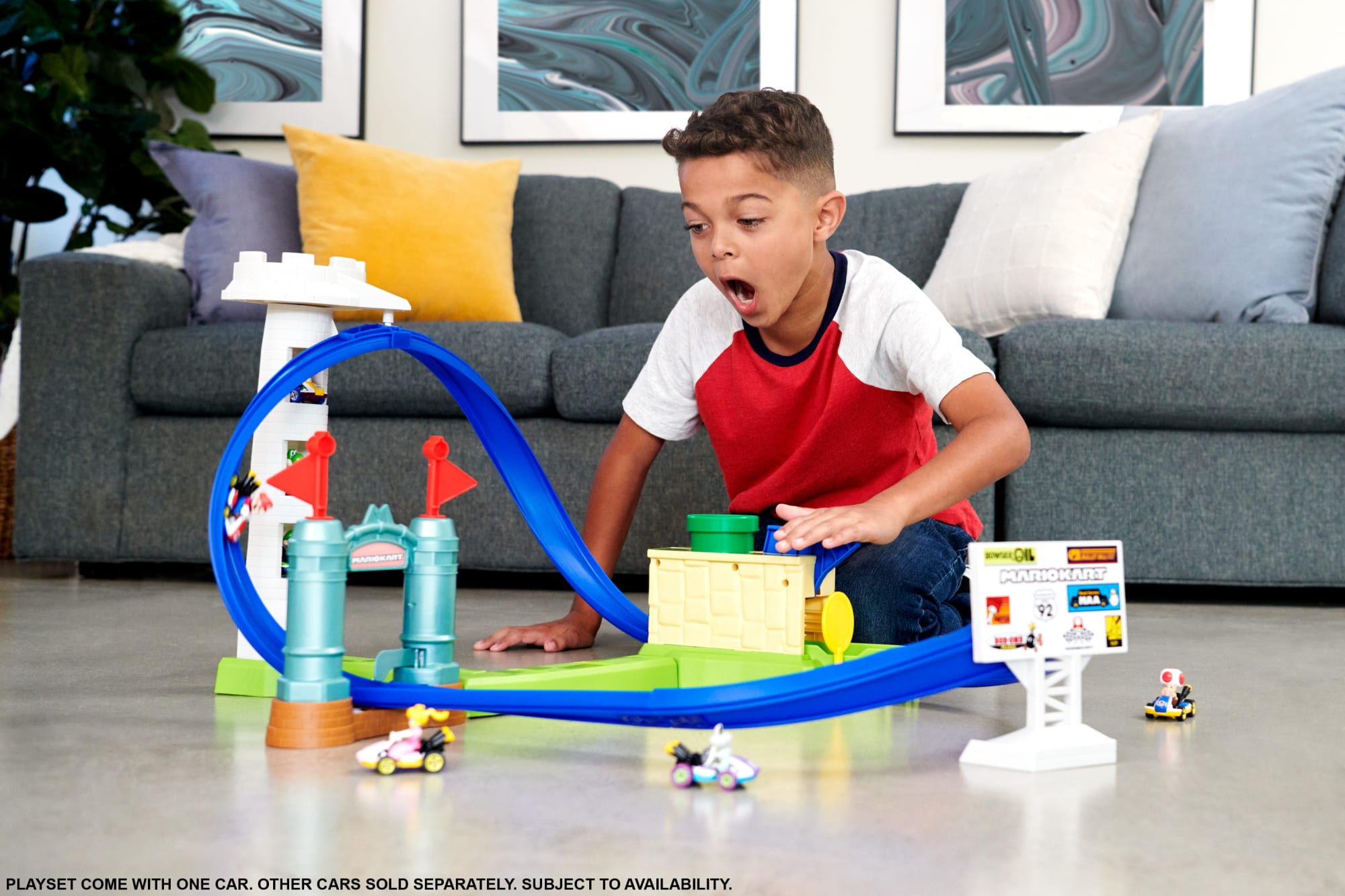 Hot Wheels Mariokart Circuit Slam Track Set - Image 2
