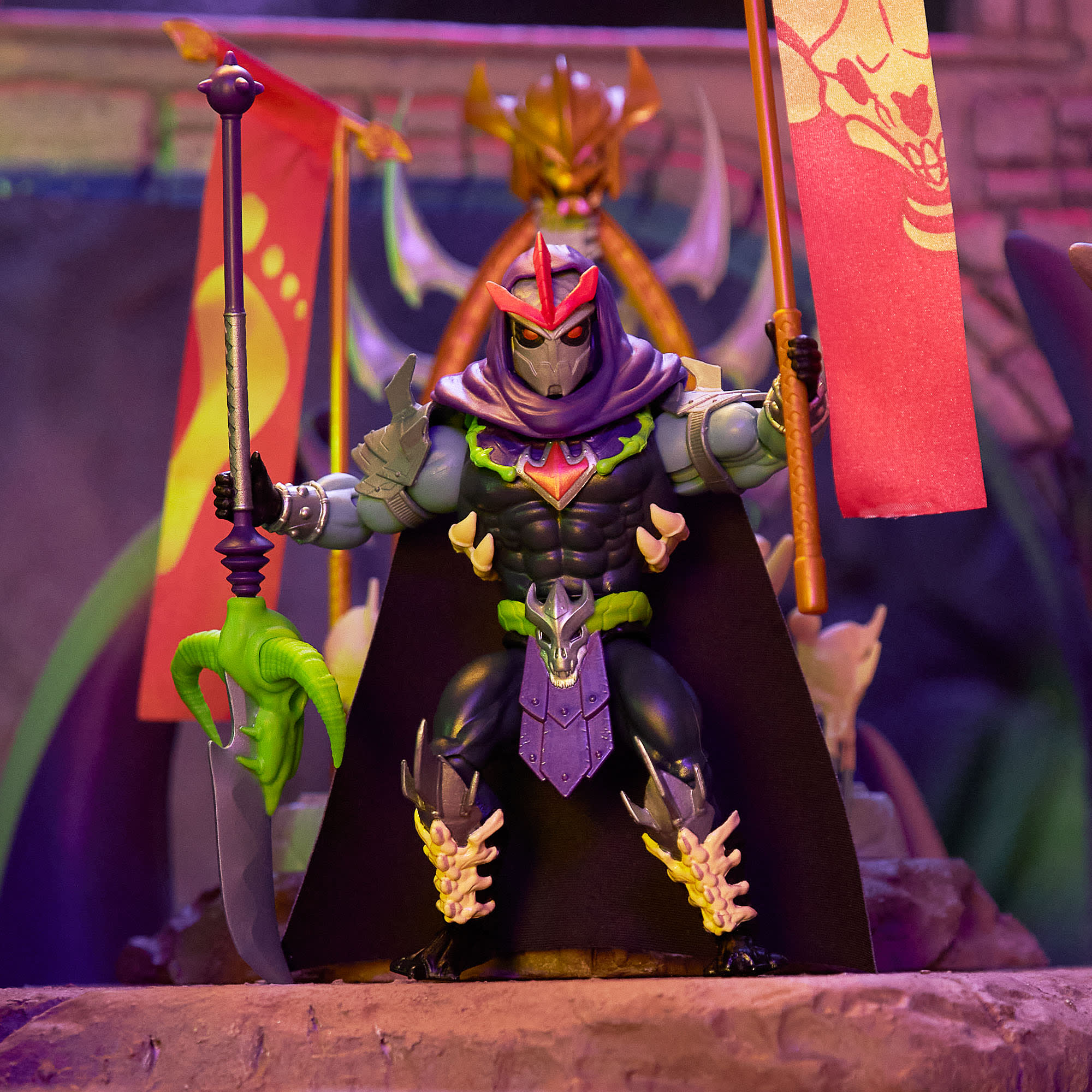 Turtles of Grayskull Skele-Shredder Action Figure - Image 6