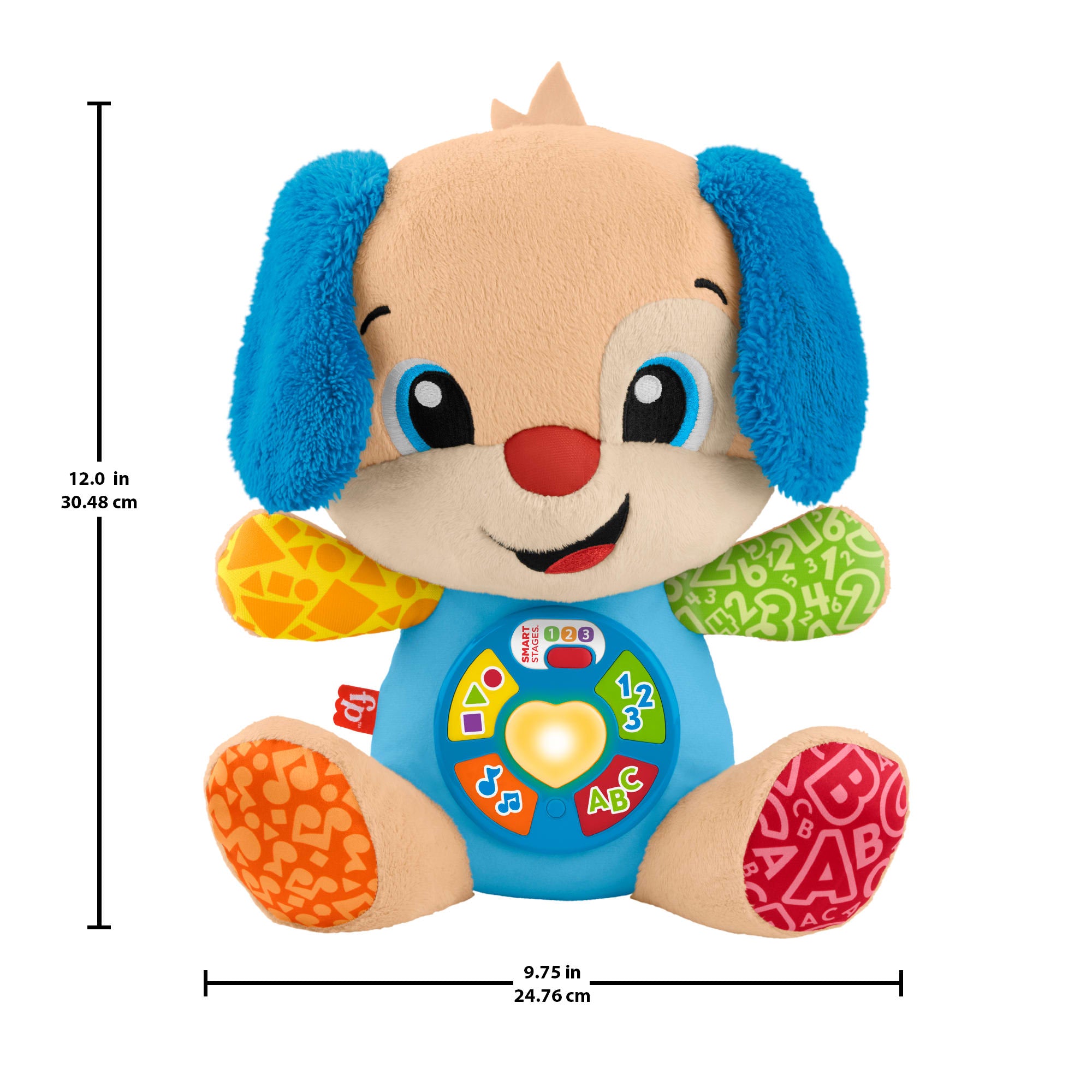 Fisher-Price Laugh & Learn Smart Stages Puppy Plush Musical Learning Toy For Baby & Toddler - Image 5