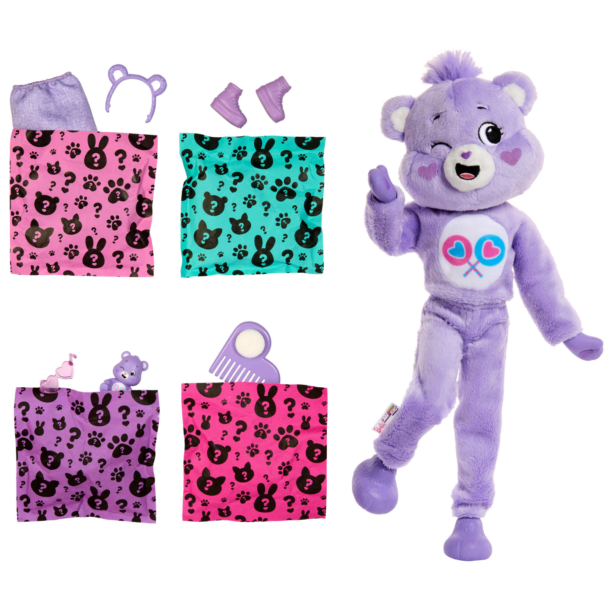 Barbie Cutie Reveal Care Bears Poupée et Acc. Costume Égalours - Image 3