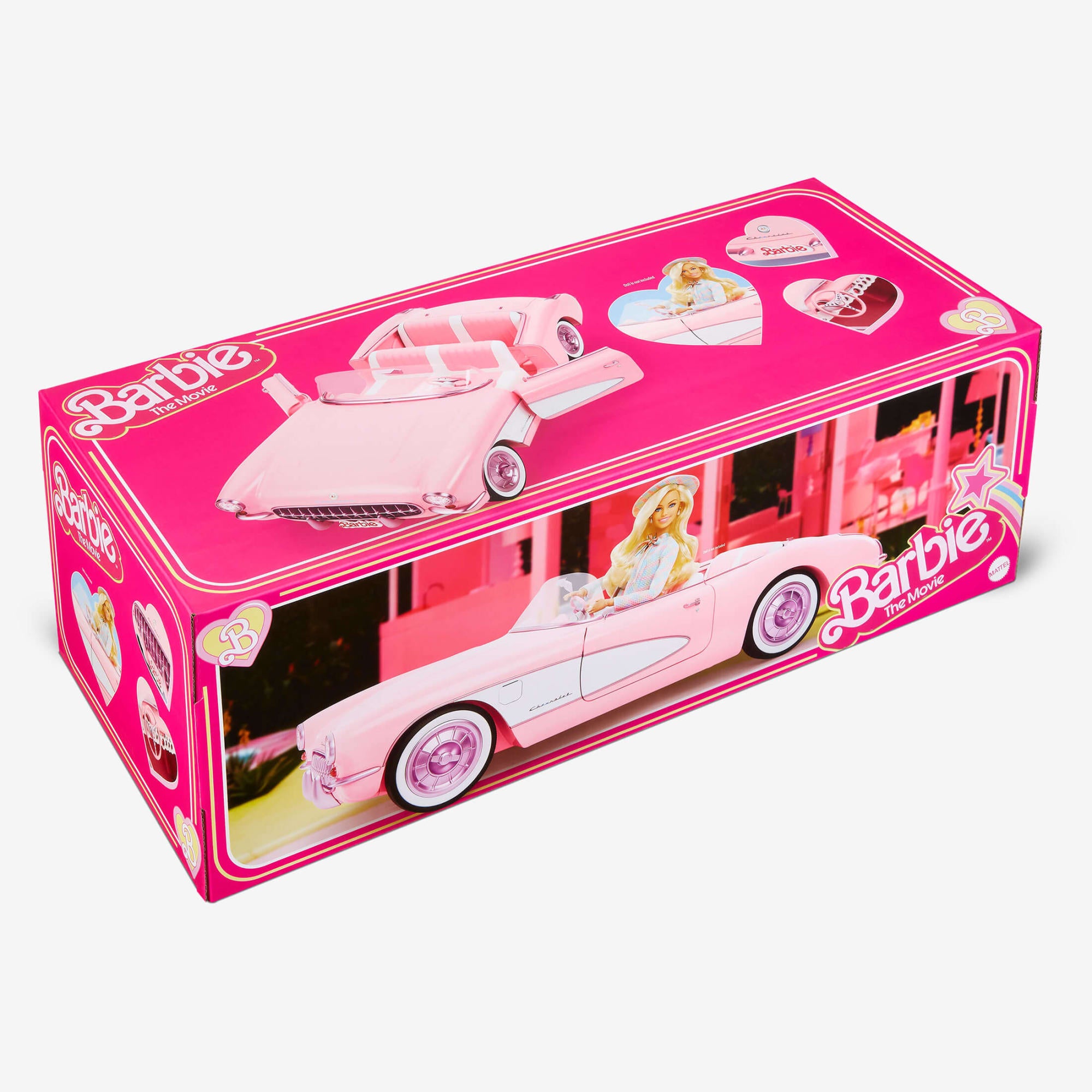 Barbie The Movie Pink Corvette Convertible - Image 12