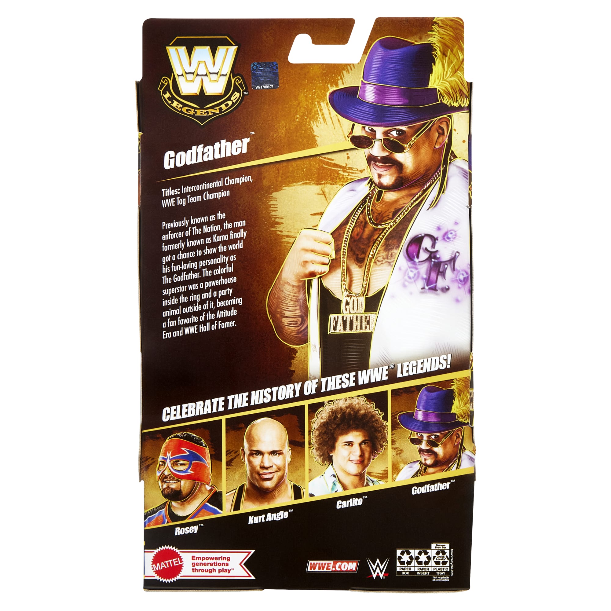 Wwe Collection Elite Legends Série26 Figurine Godfather - Image 3