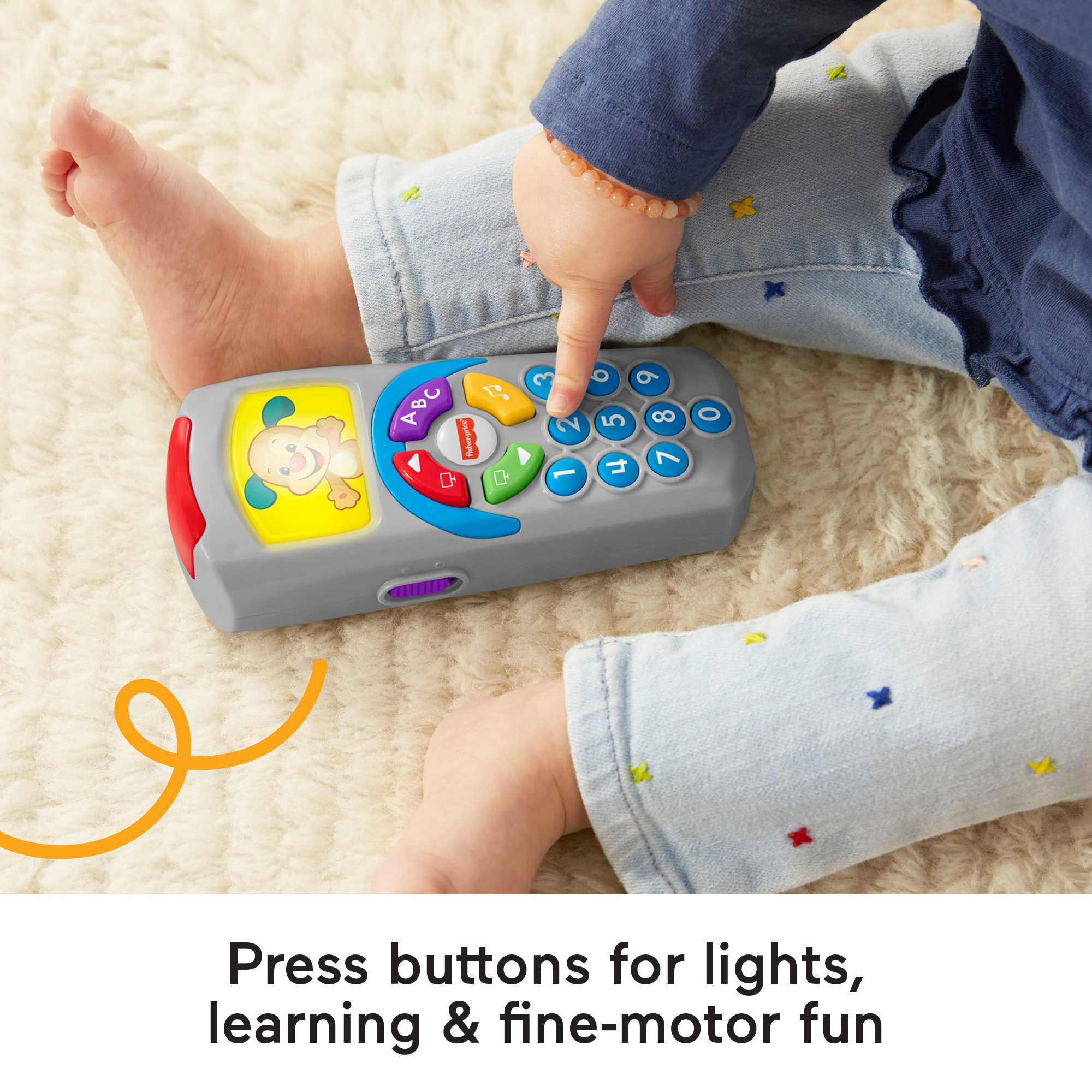 Fisher-Price Laugh & Learn Puppy's Remote Baby & Toddler Learning Toy With Music & Lights - Image 4