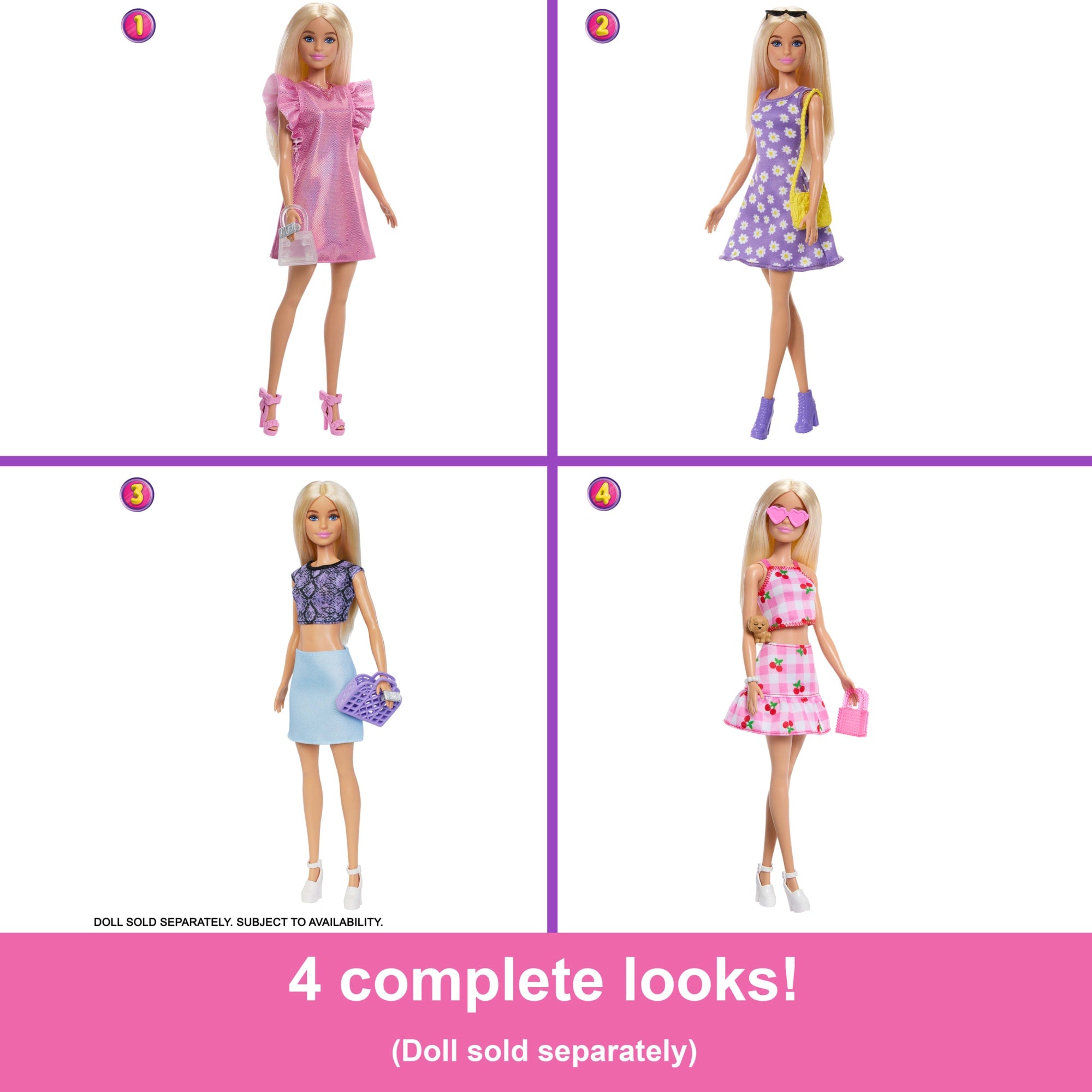 Barbie Dream Closet Toy Playset With Clothes & Accessories. 3-Ft-Wide With 25+ Pieces - Image 5