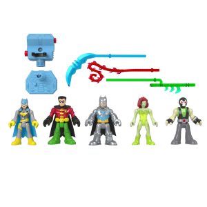 Imaginext DC Super Friends Batman Battle Multipack. 9-Piece Figure Set With Lights For Preschool Kids