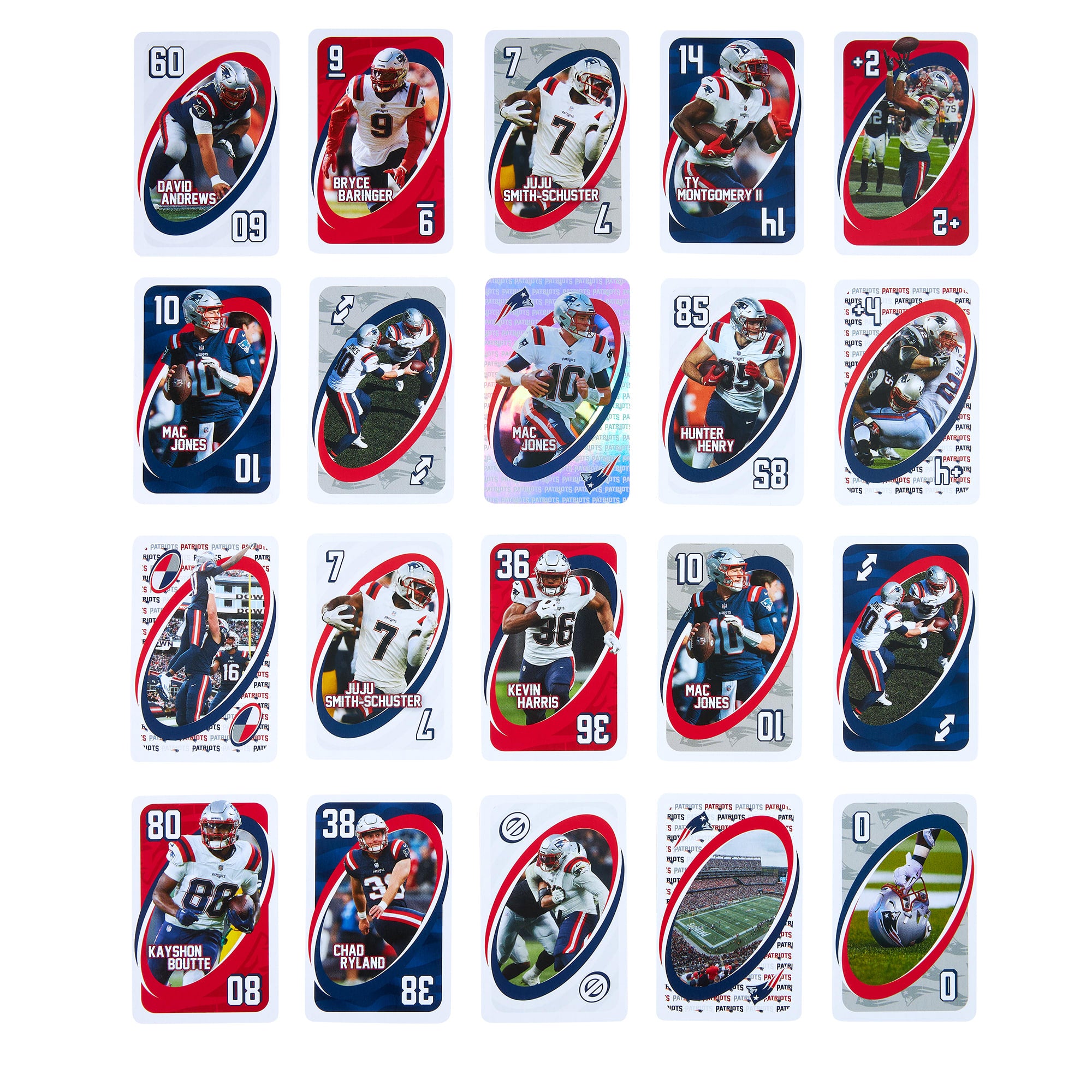 UNO Fandom NFL New England Patriots Game Deck - Image 4