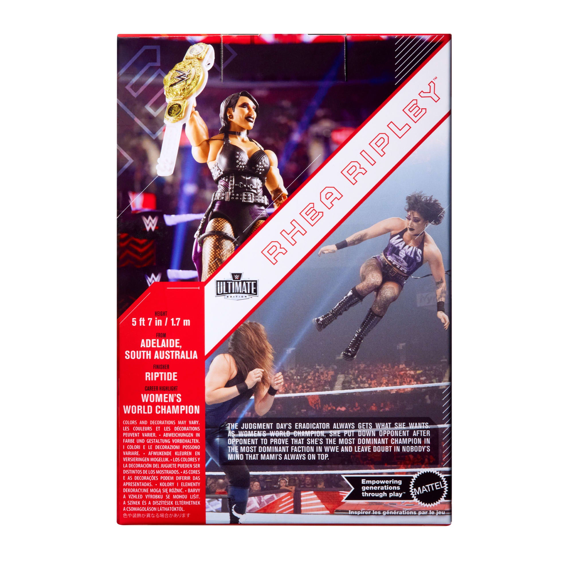 WWE Ultimate Edition RAW Ring and WWE Superstar Rhea Ripley Figure - Image 17