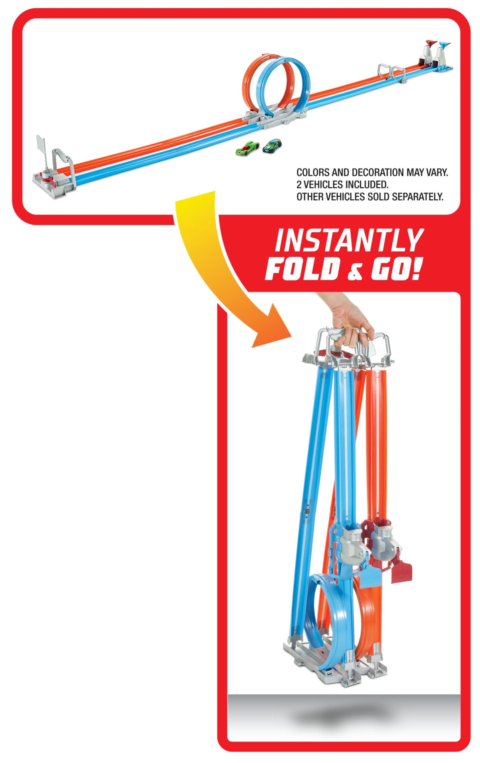 Hot Wheels Double Loop Dash. Track Set - Image 5