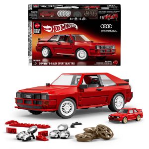 Mattel Brick Shop Hot Wheels '84 Audi Sport Quattro Building Toy Kit