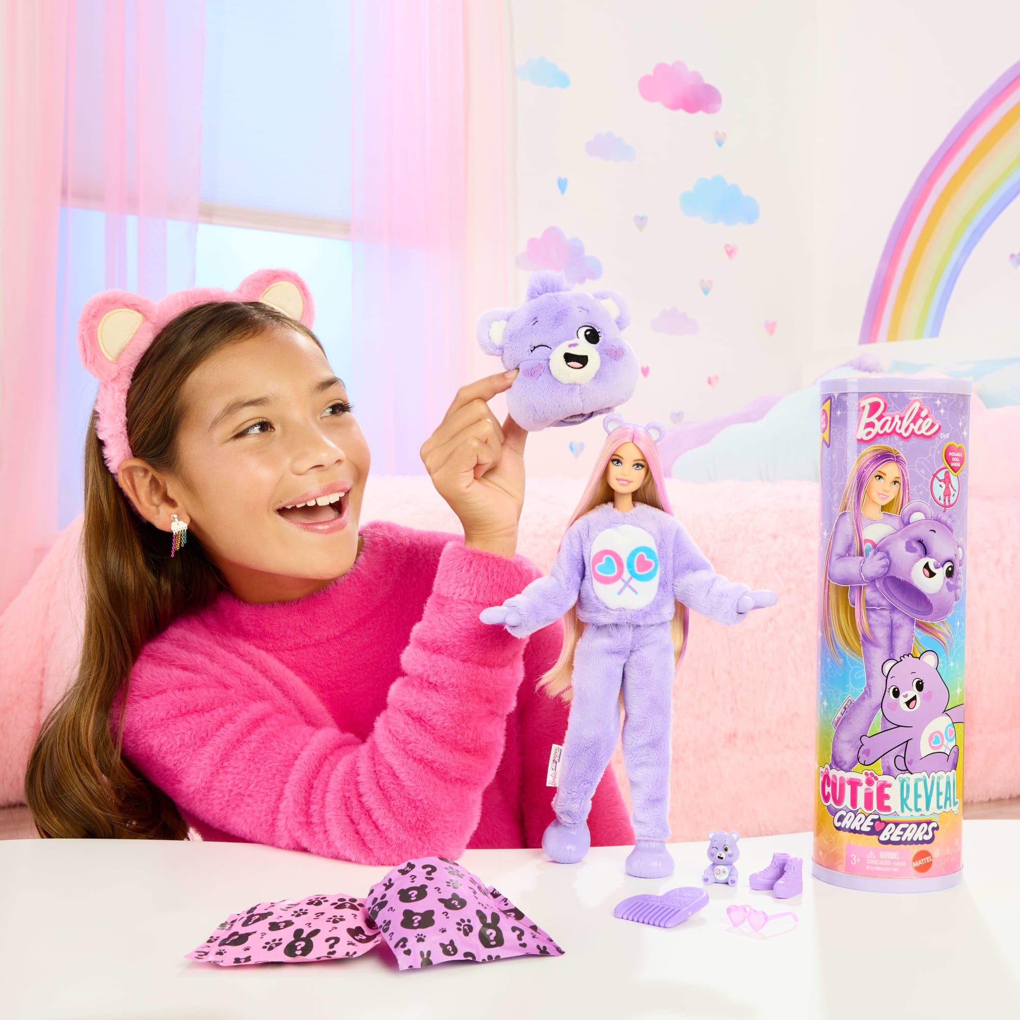 Barbie Cutie Reveal Care Bears Poupée et Acc. Costume Égalours - Image 2