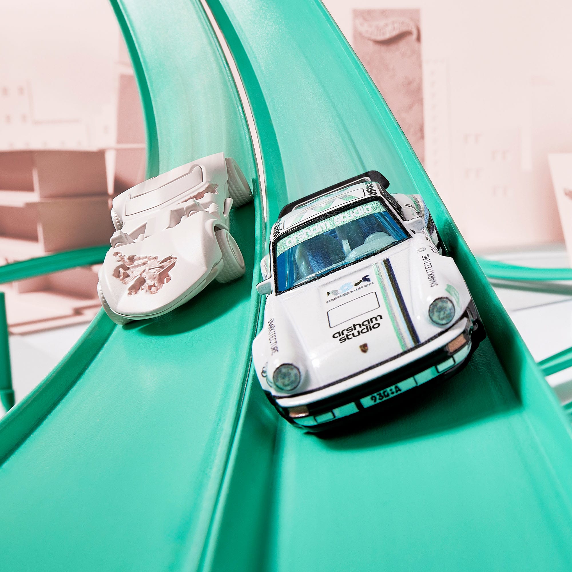 Hot Wheels x Daniel Arsham Eroded Twin Mill - Image 9