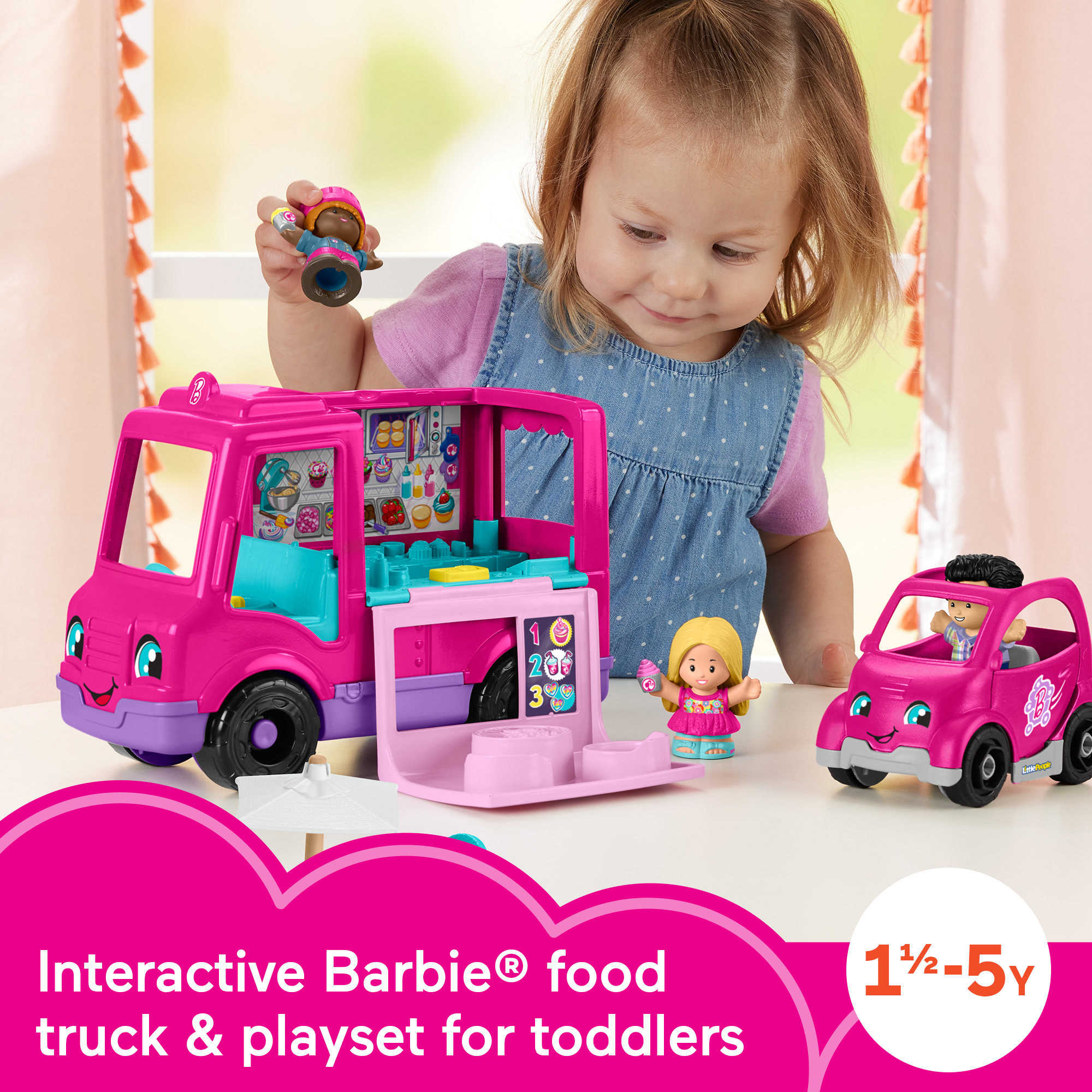 Barbie Cupcake Truck By Little People - Image 2