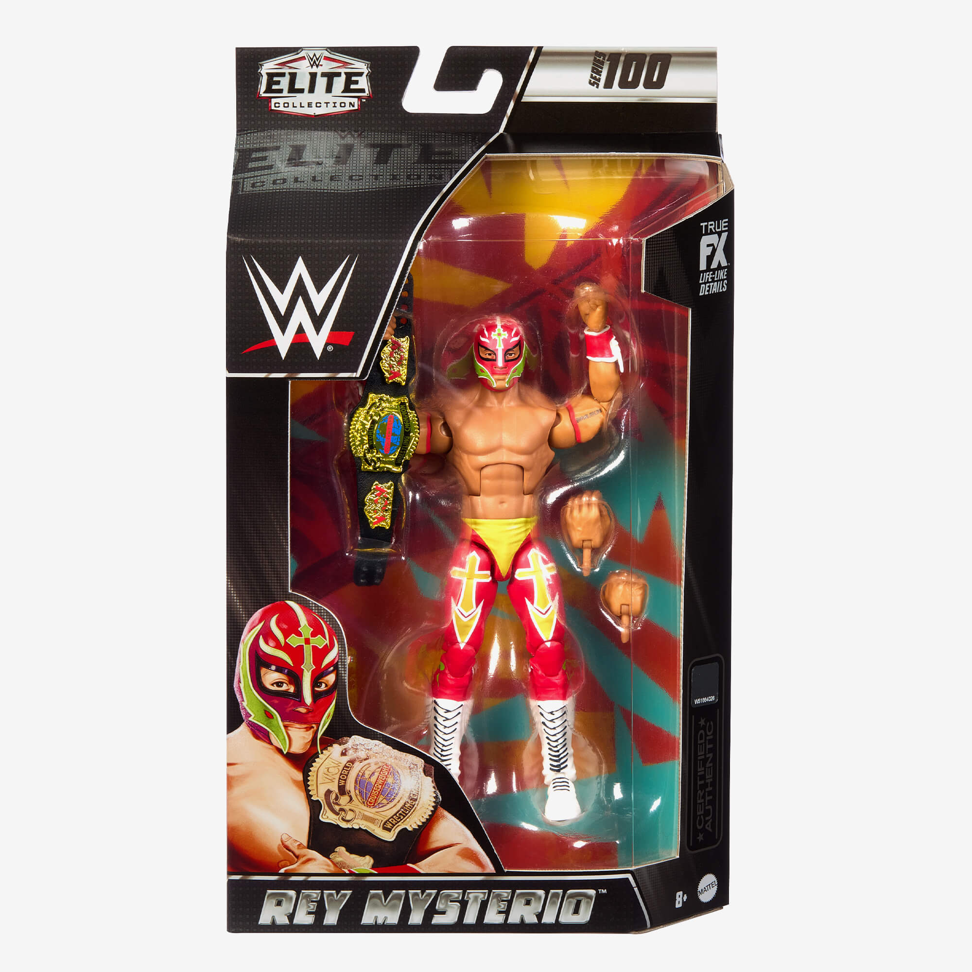 WWE Elite Collection Rey Mysterio Action Figure - Image 6