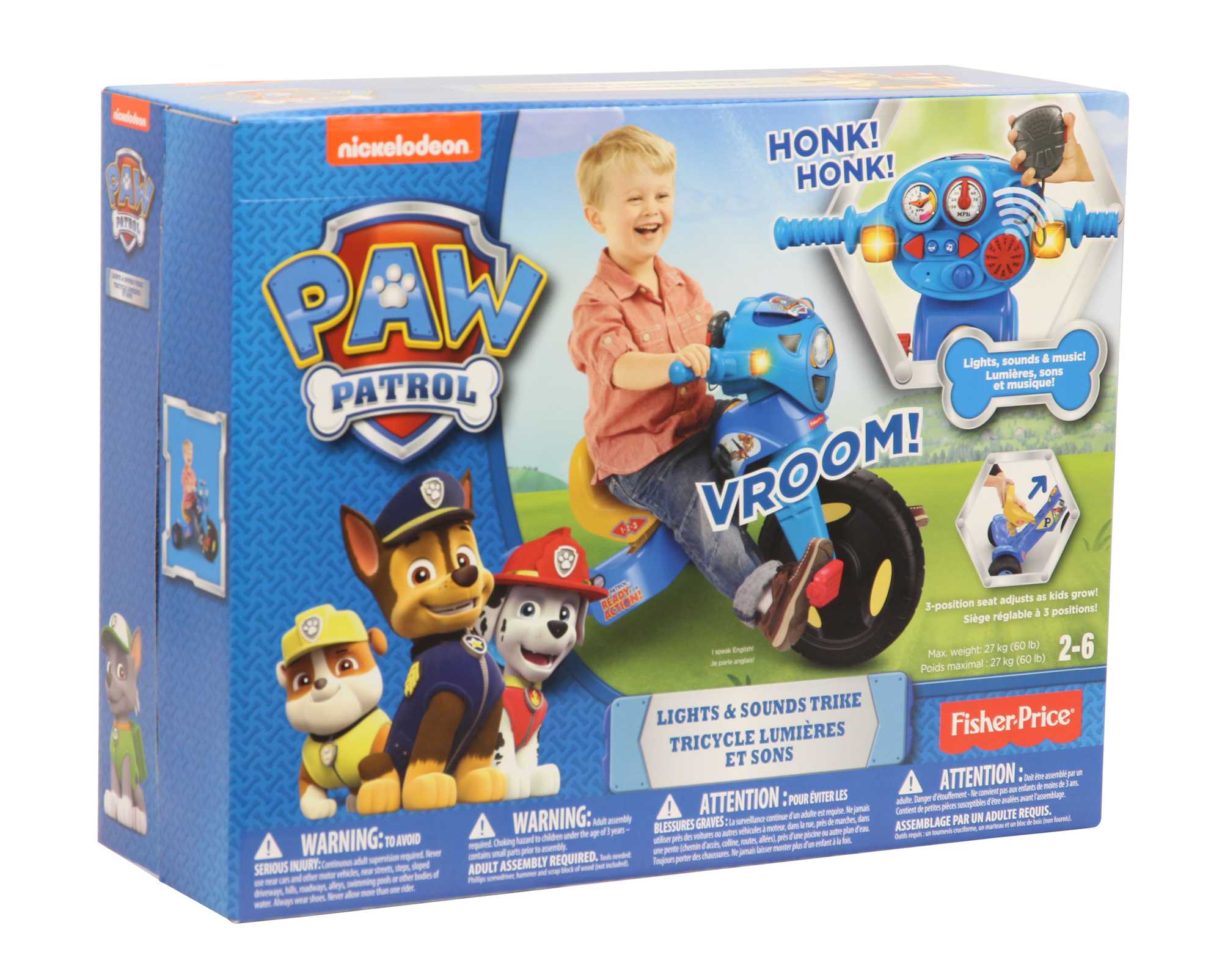 Fisher-Price Nickelodeon Paw Patrol Lights & Sounds Trike - Image 6