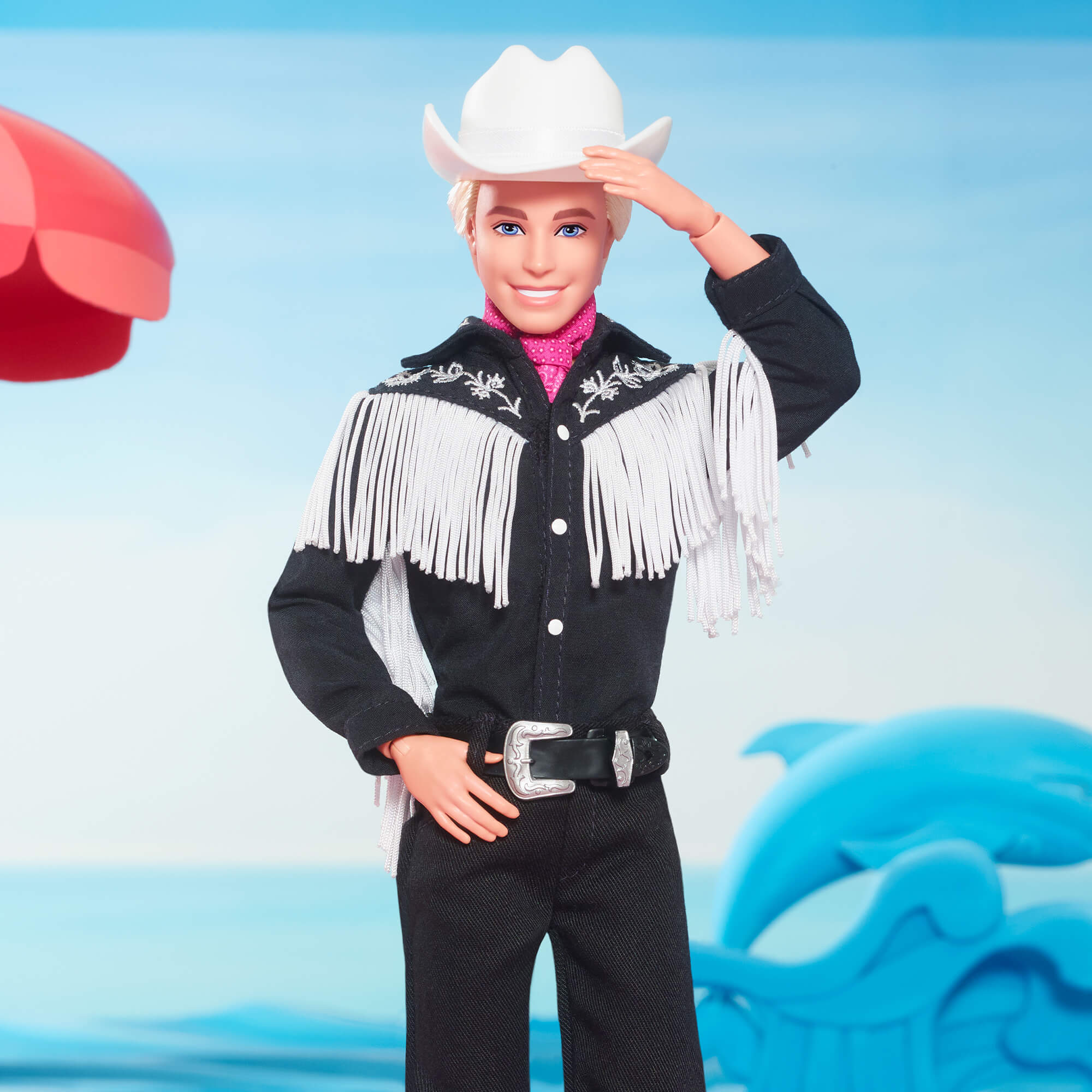 Ken Doll in Black and White Western Outfit – Barbie The Movie - Image 9