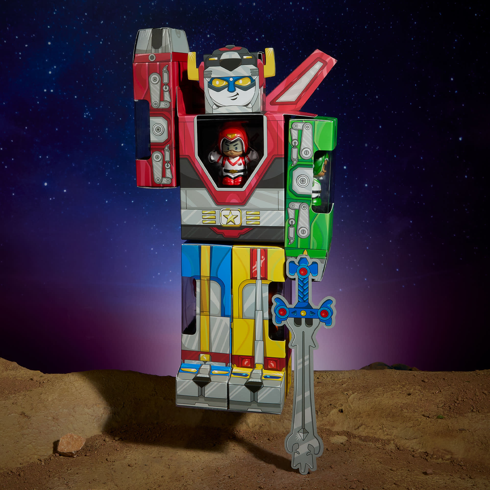 Little People Collector Voltron 40th Anniversary Gold Label Set - Image 4