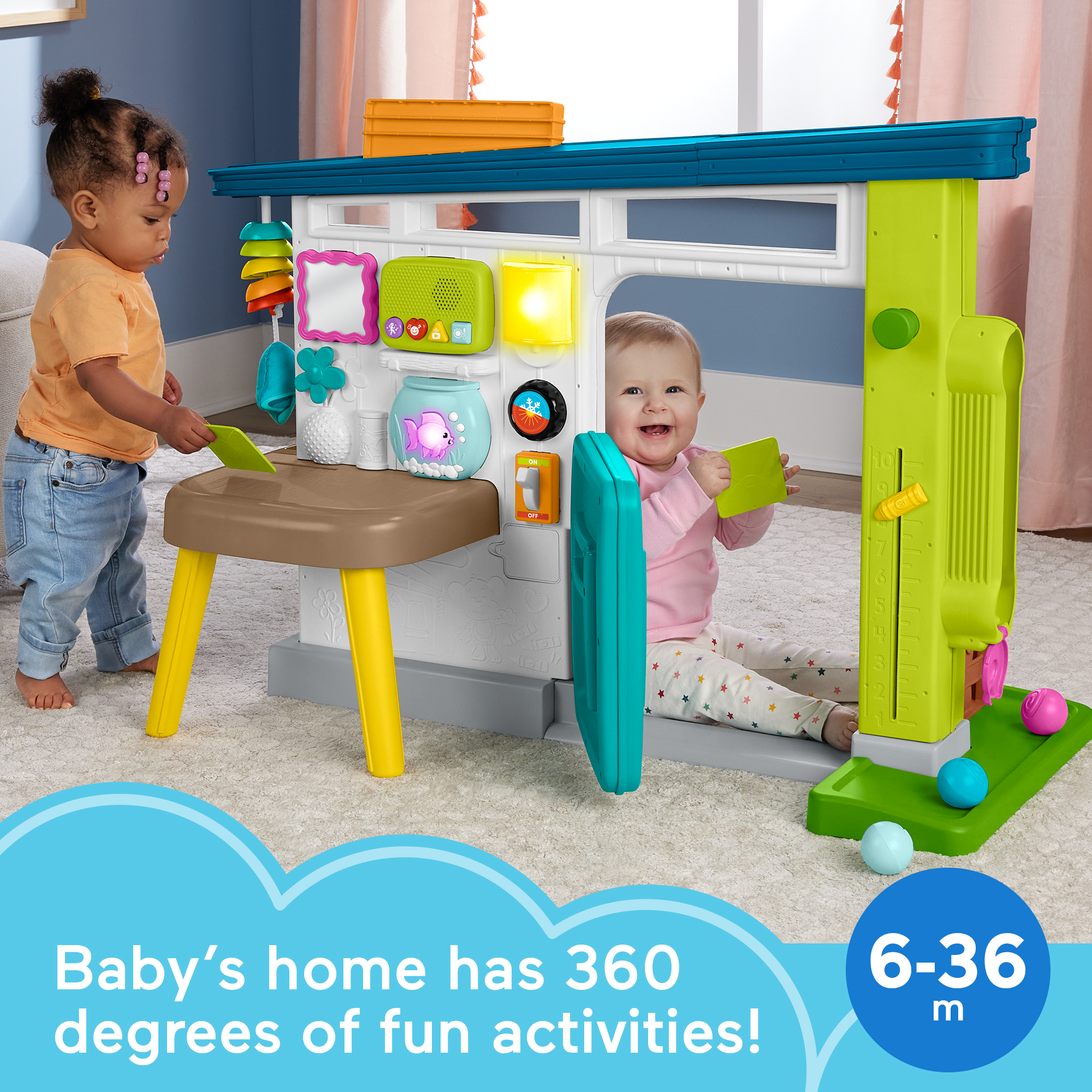 Fisher-Price Laugh & Learn Ultimate Playhouse Baby & Toddler Electronic Learning Toy - Image 2