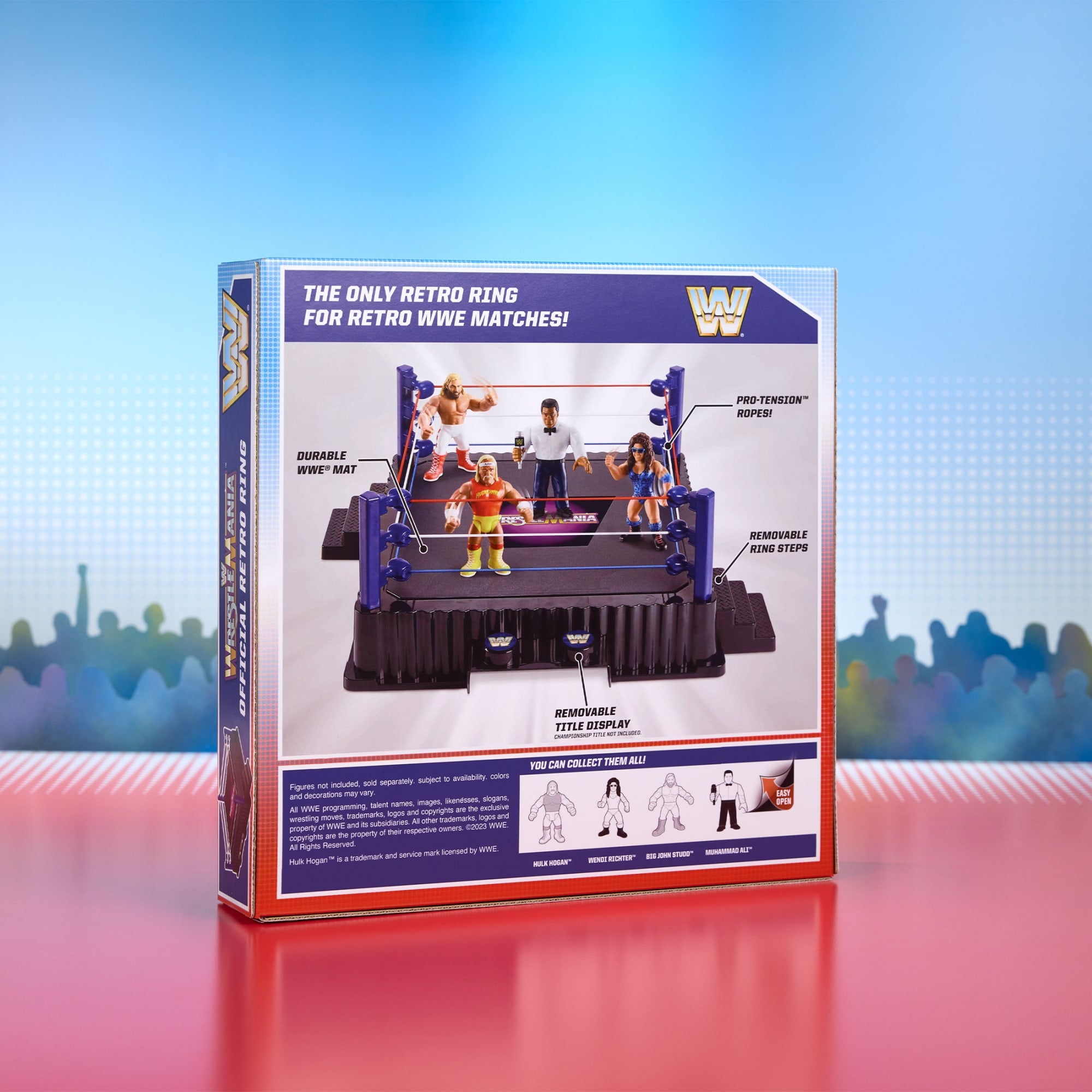 WWE Retro WrestleMania Ring for Retro Action Figures - Image 5