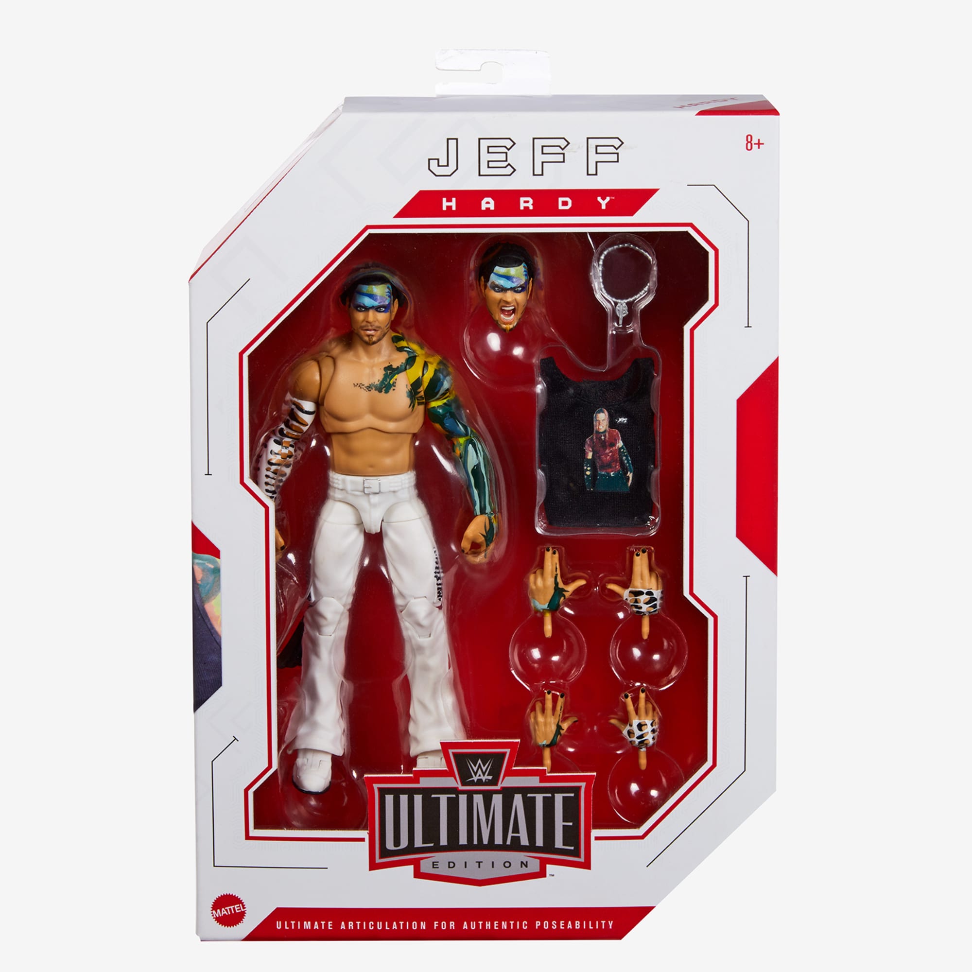 WWE Jeff Hardy Ultimate Edition Action Figure - Image 6