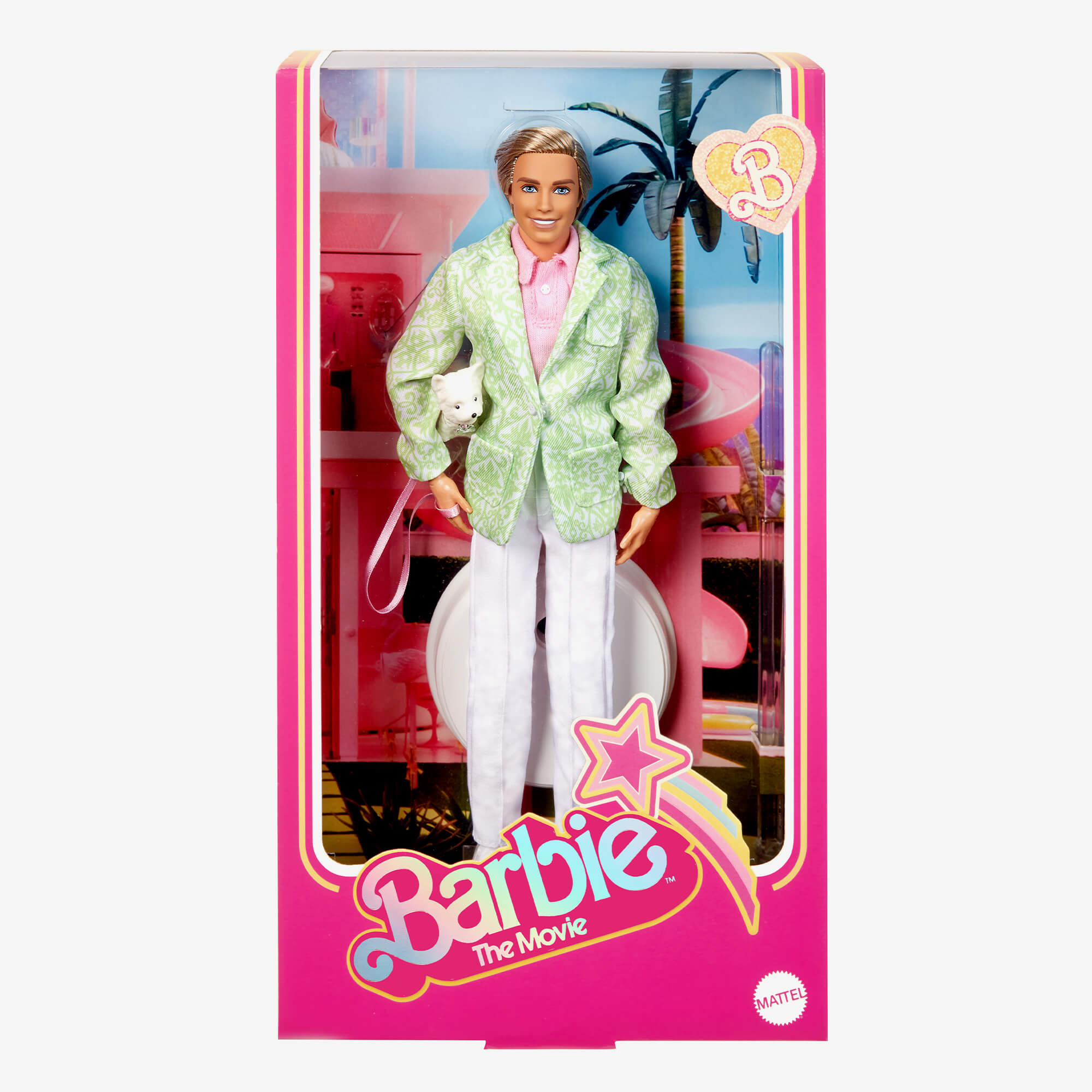 Sugar's Daddy Ken Doll in Pastel Suit With Dog – Barbie The Movie - Image 11