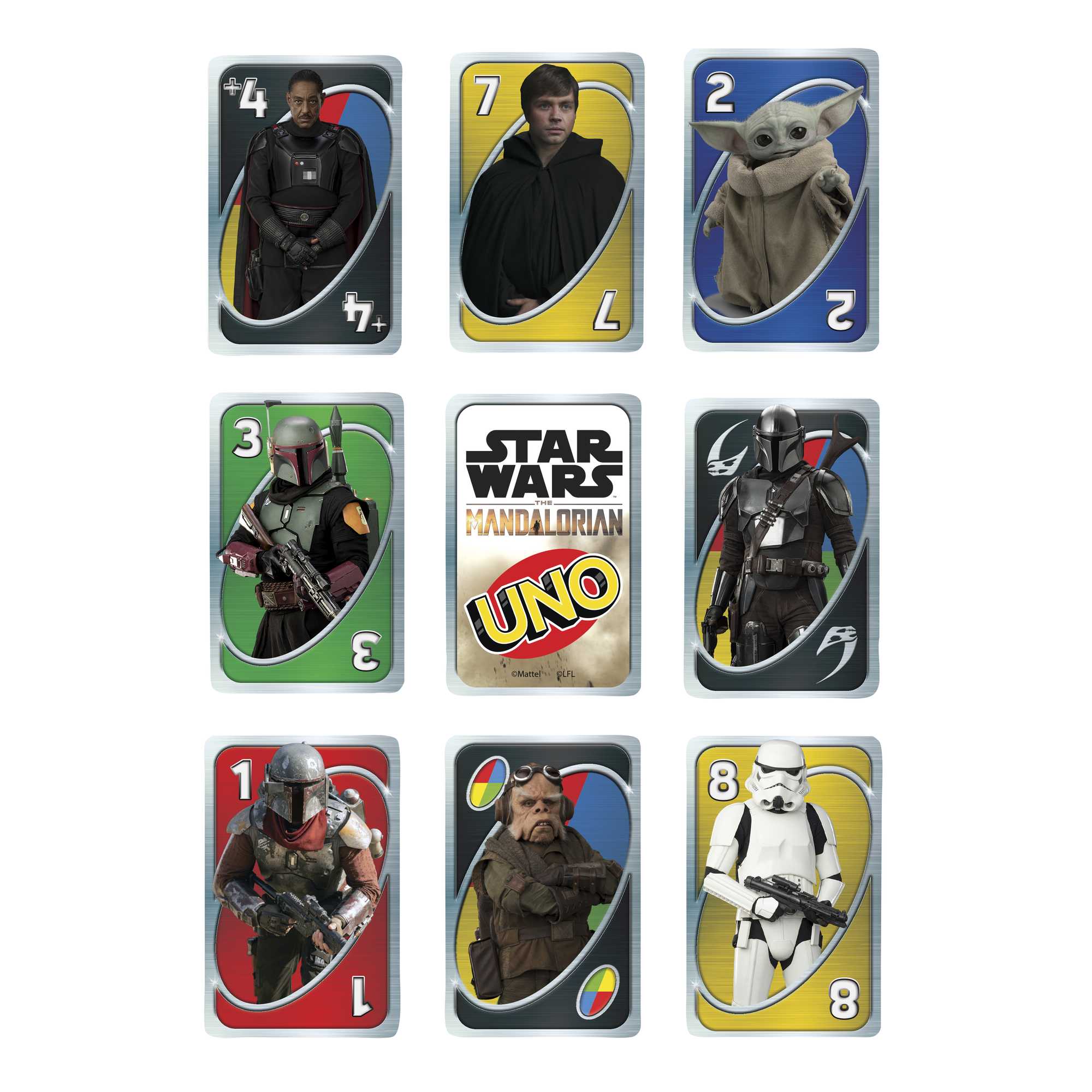 UNO Star Wars The Mandalorian Themed Deck in Storage Tin - Image 6