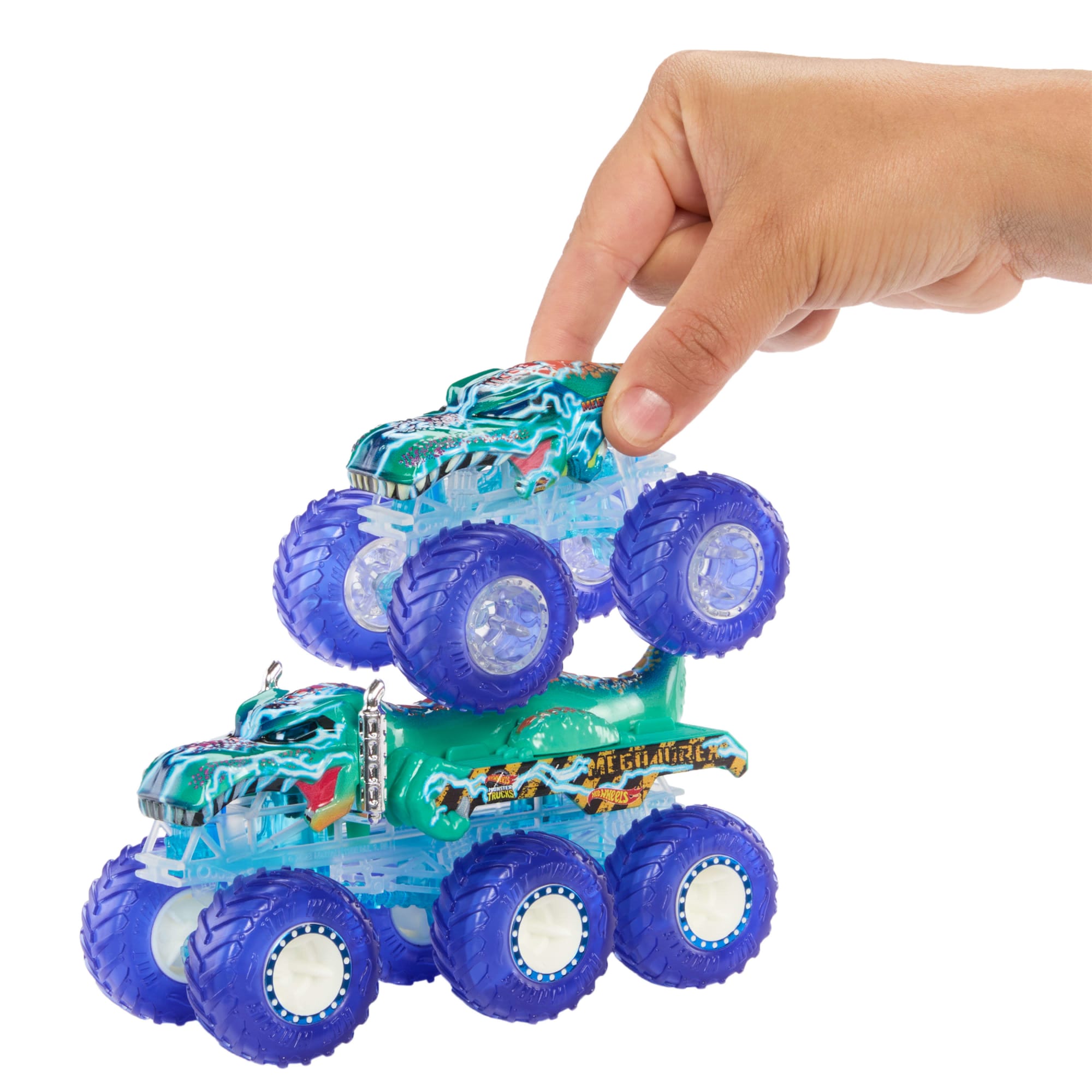 Hot Wheels-Gros Camion Monster Trucks Power Smashers-Coffret - Image 4