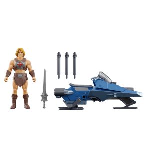 Masters Of The Universe He-Man And Sky Sled Pack. 2026 Movie Vehicle & Figure. 5.5 Inch Scale