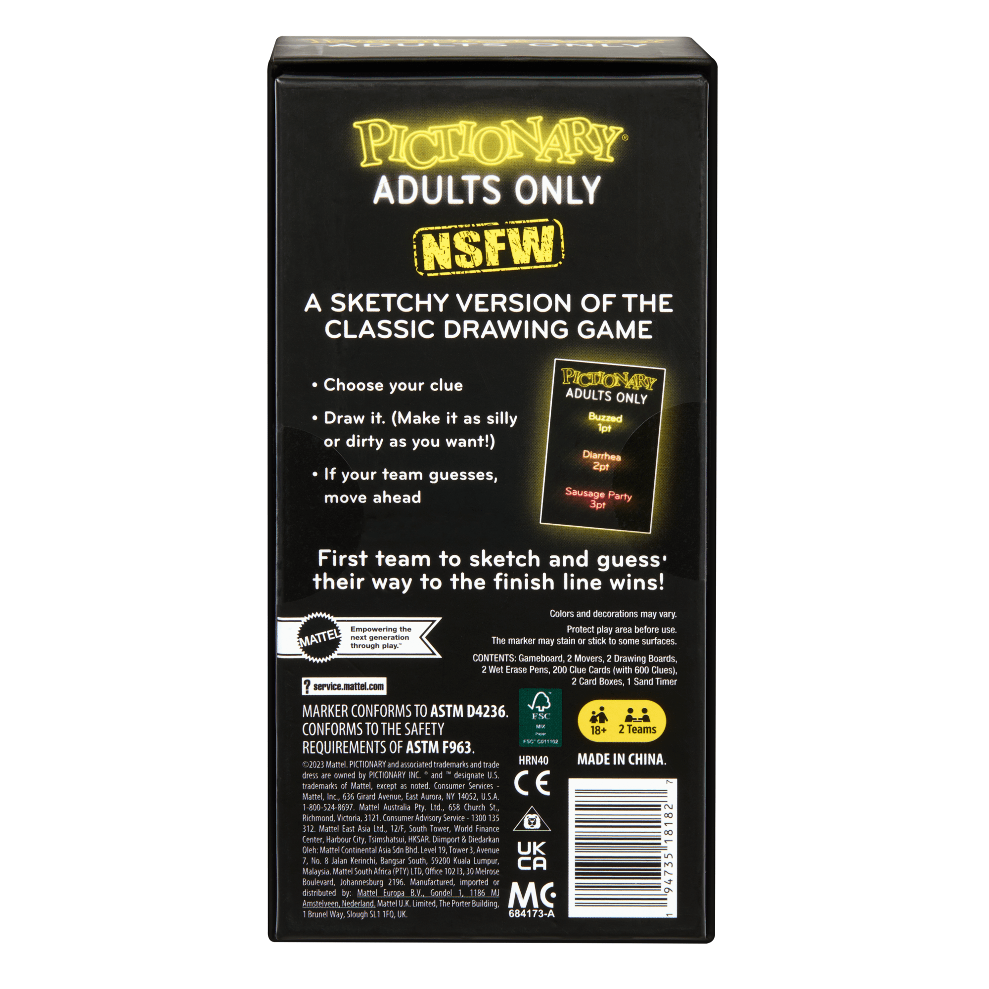 Pictionary Adults Only Party Game - Image 8
