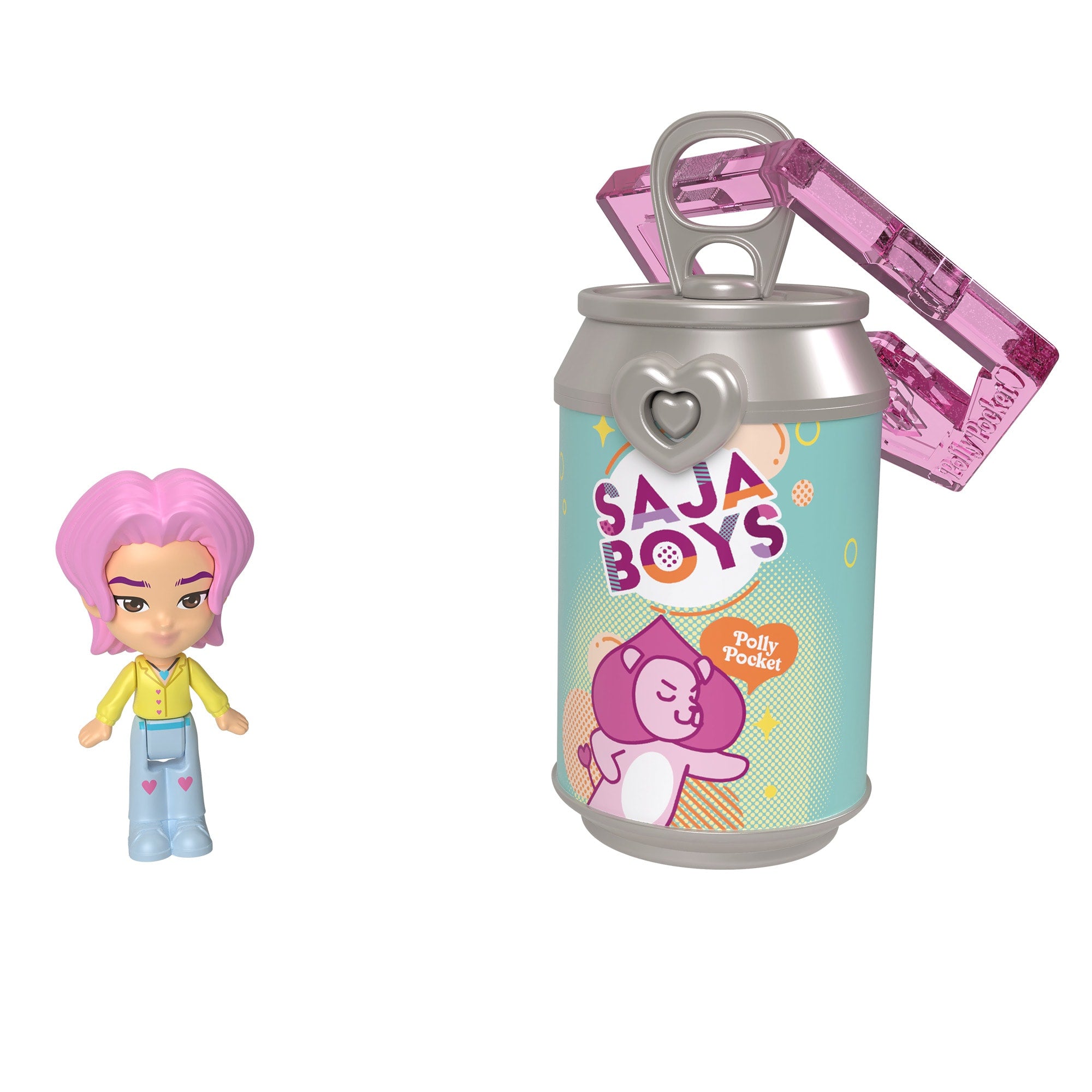 Polly Pocket x KPop Demon Hunters Saja Boys 5-Pack - Image 2