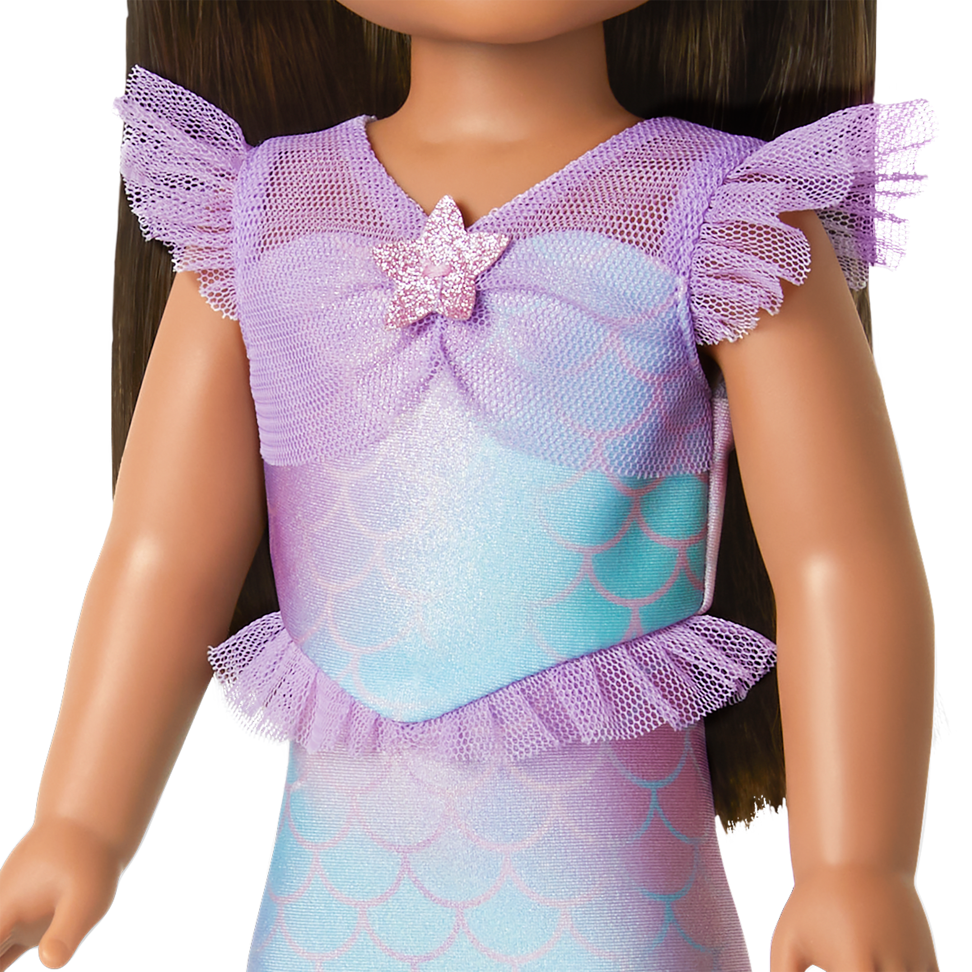 2-in-1 Sparkly Mermaid Outfit for WellieWishers™ Dolls - Image 6