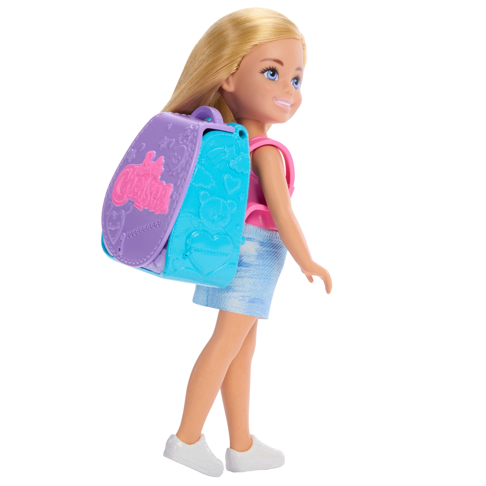 Barbie Family & Friends Chelsea Cupcake Baking Backpack Chelsea Doll And Accessories. Backpack With Cupcake Play Piece