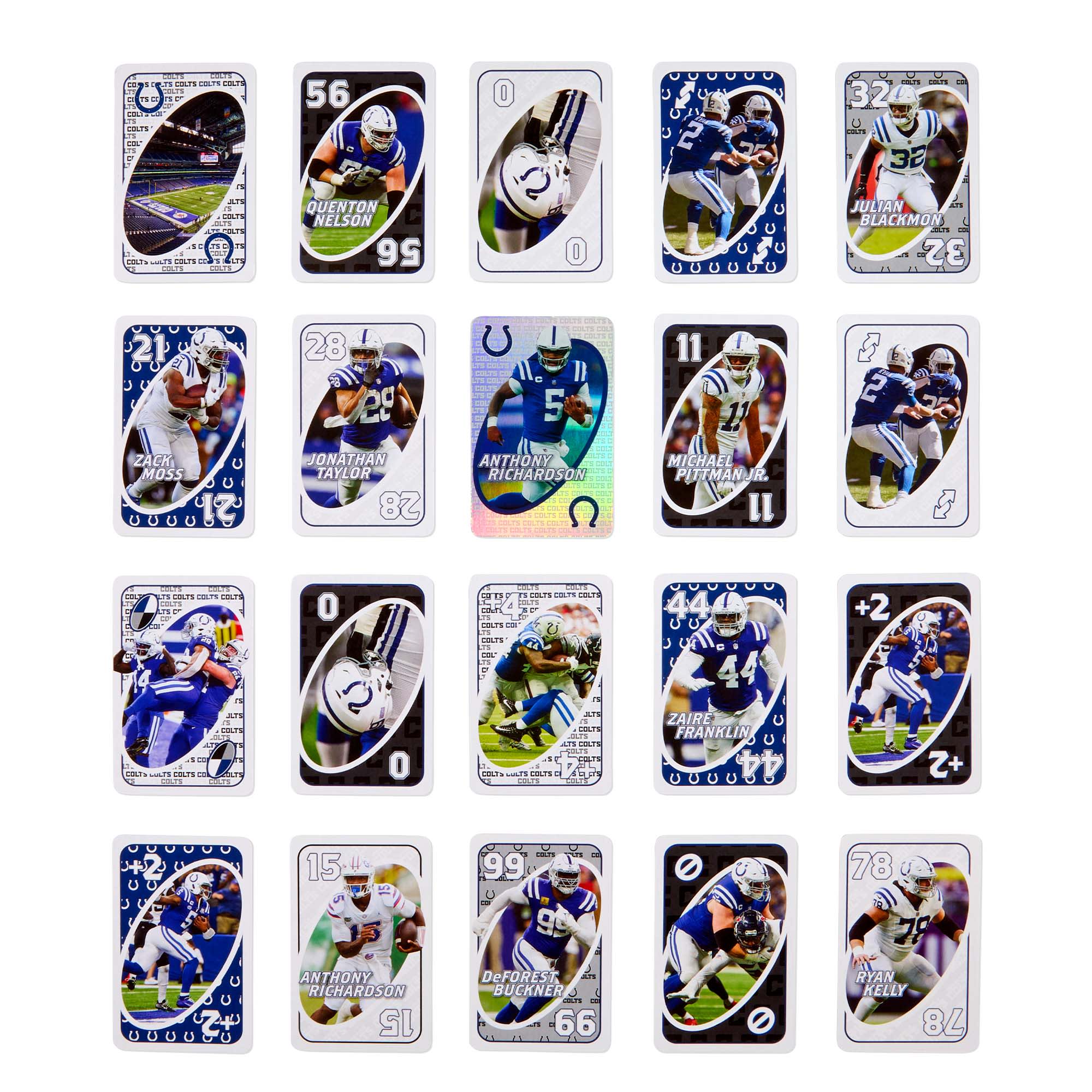 UNO Fandom NFL Indianapolis Colts Game Deck - Image 6