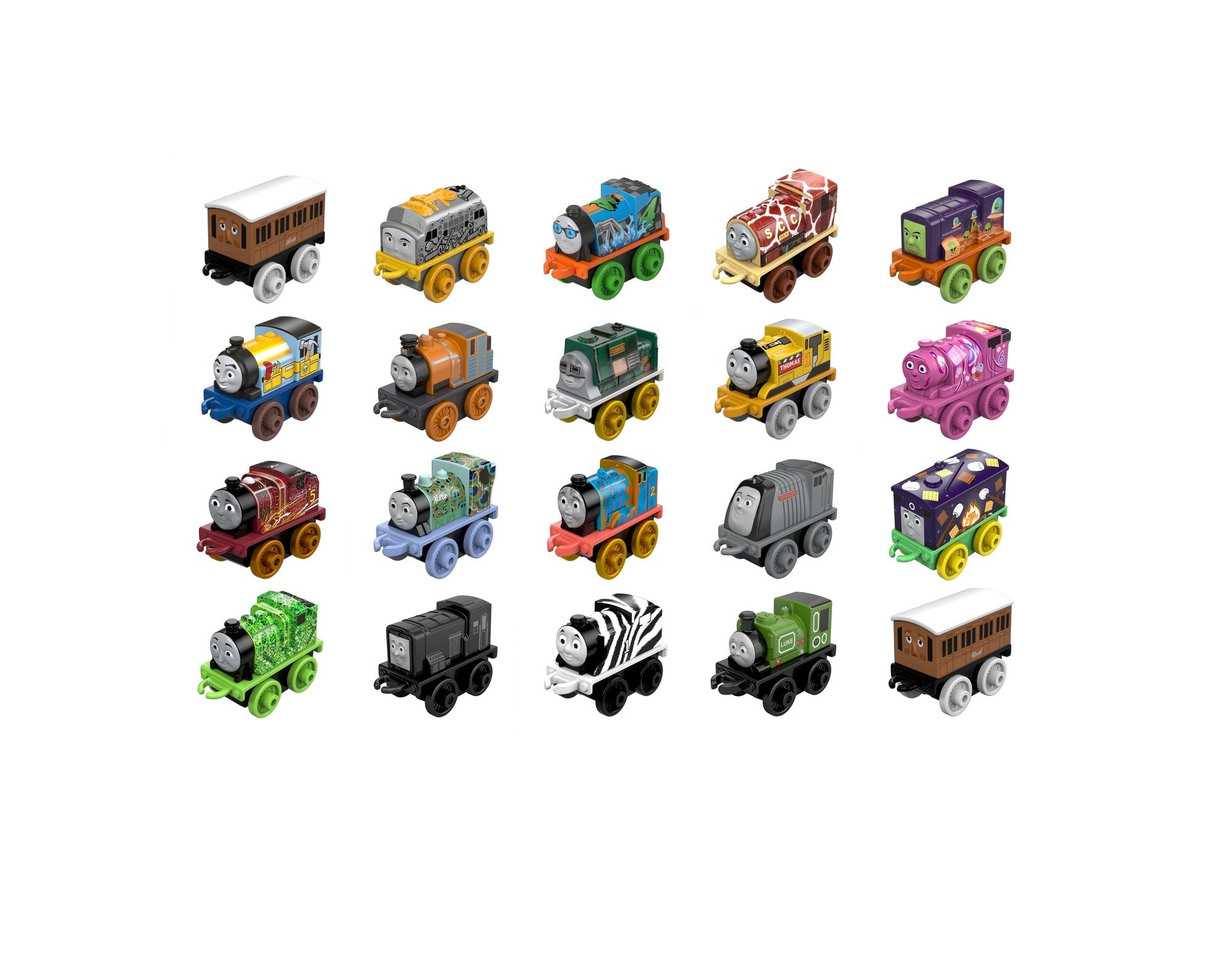 Thomas & Friends Minis Toy Train Pack. 20 Miniature Engines And Railway Vehicles For Preschool Kids - Image 5