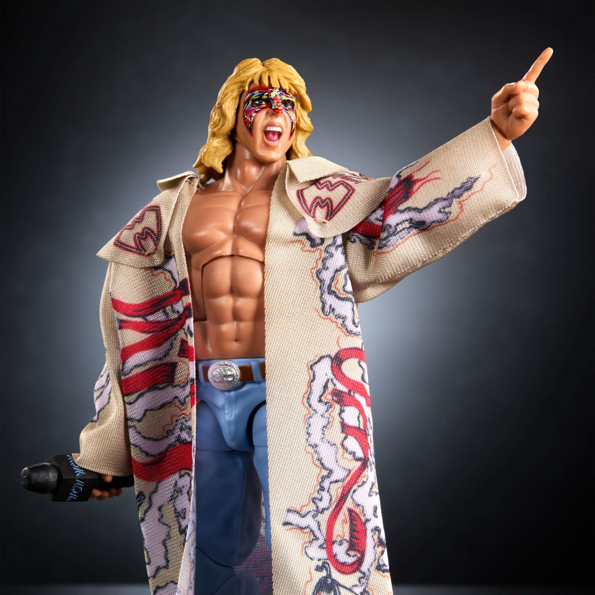 WWE Monday Night War Elite Collection Ultimate Warrior Action Figure & Dusty Rhodes Build-A-Figure Parts - Image 3