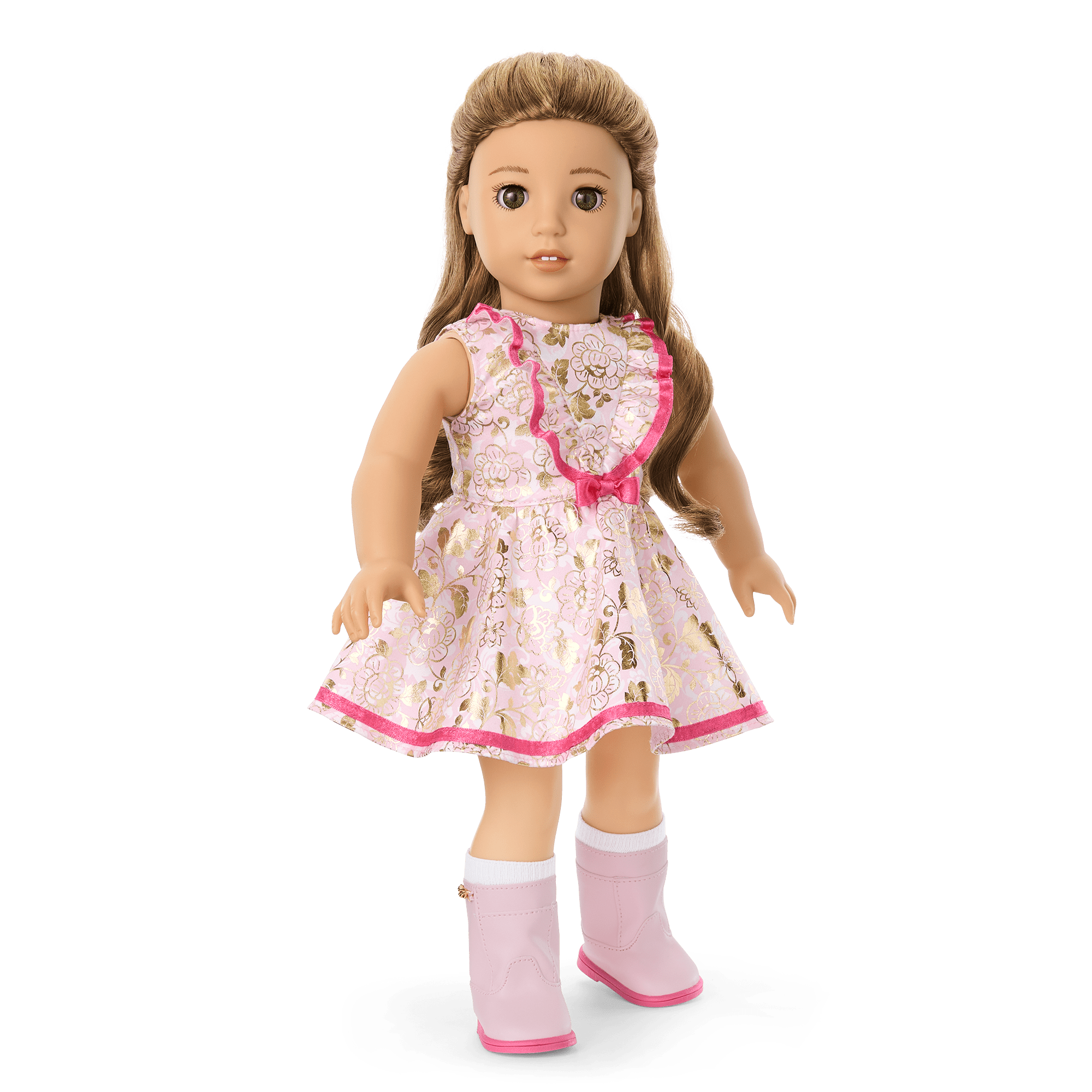 Floral Fashion Outfit for 18-inch Dolls - Image 2