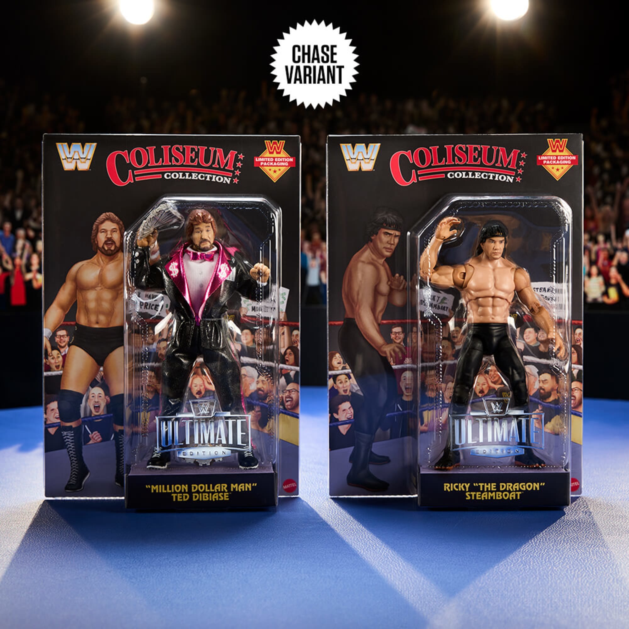WWE Ultimate Edition Coliseum Collection Million Dollar Man Ted DiBiase and Ricky The Dragon Steamboat 2-Pack - Image 10