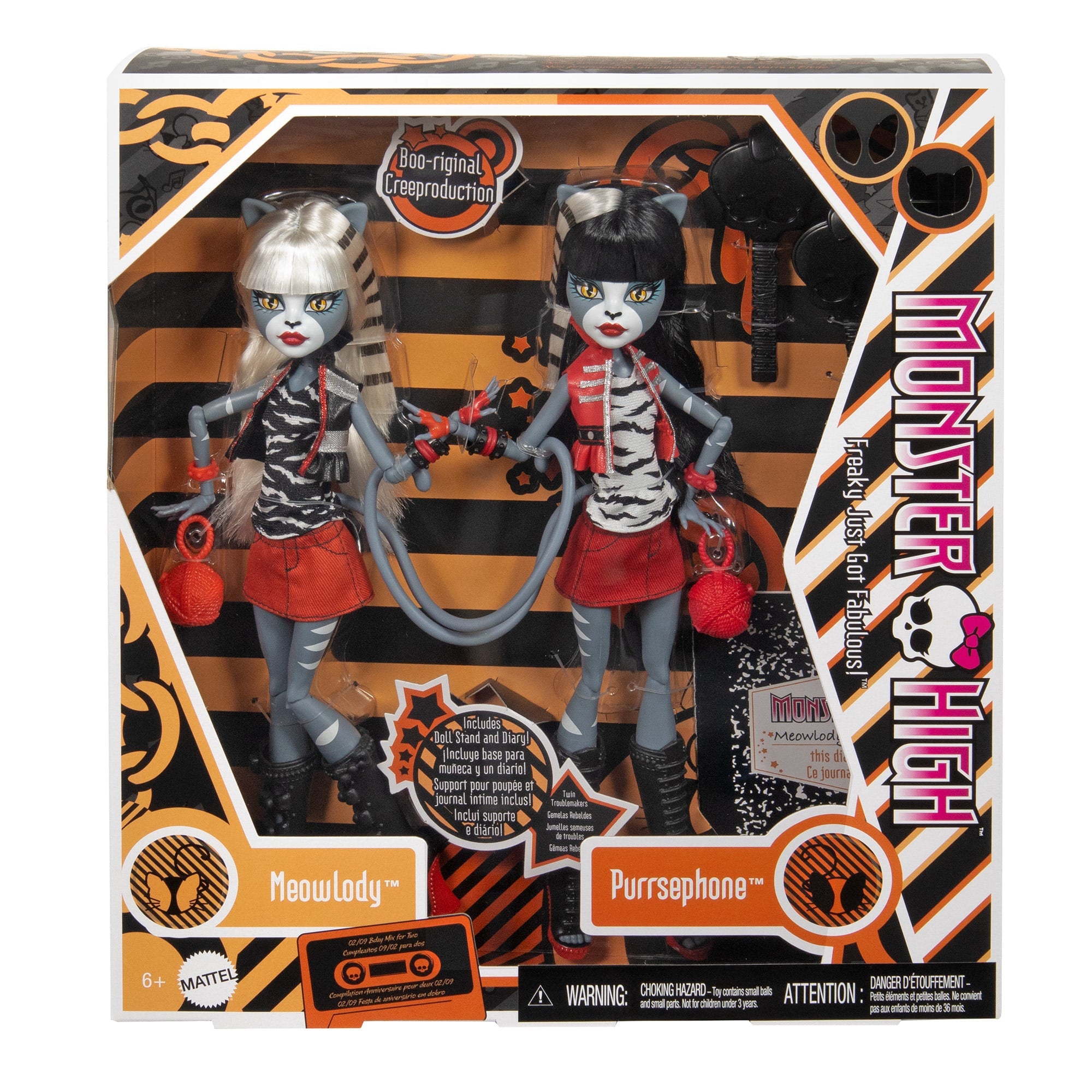 Monster High Boo-riginal Creeproductions G1 Meolowdy and Purrsephone Dolls 2-Pack - Image 9