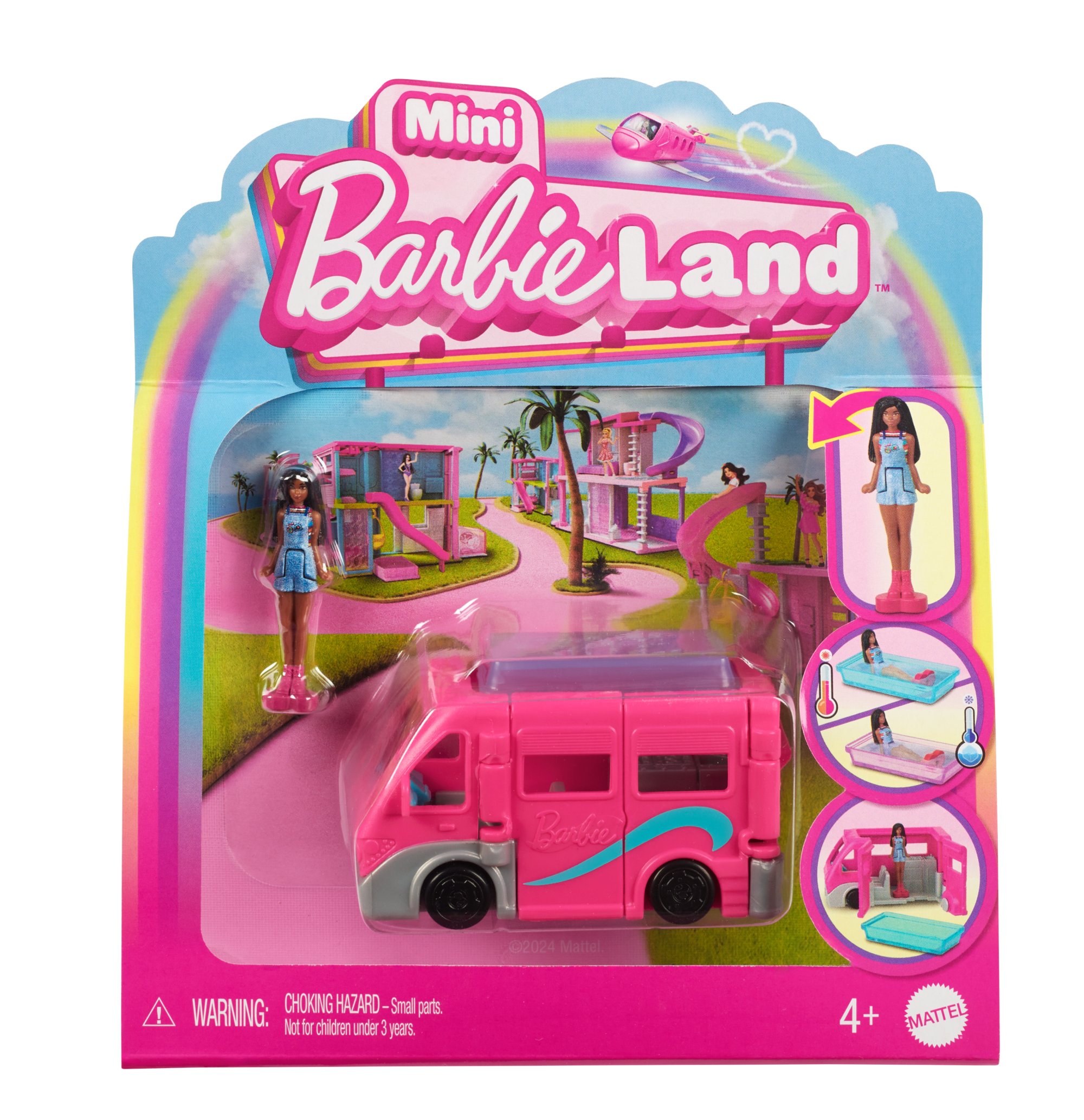 Barbie Mini Barbieland Coffret Autocaravane de Rêve. Poupée