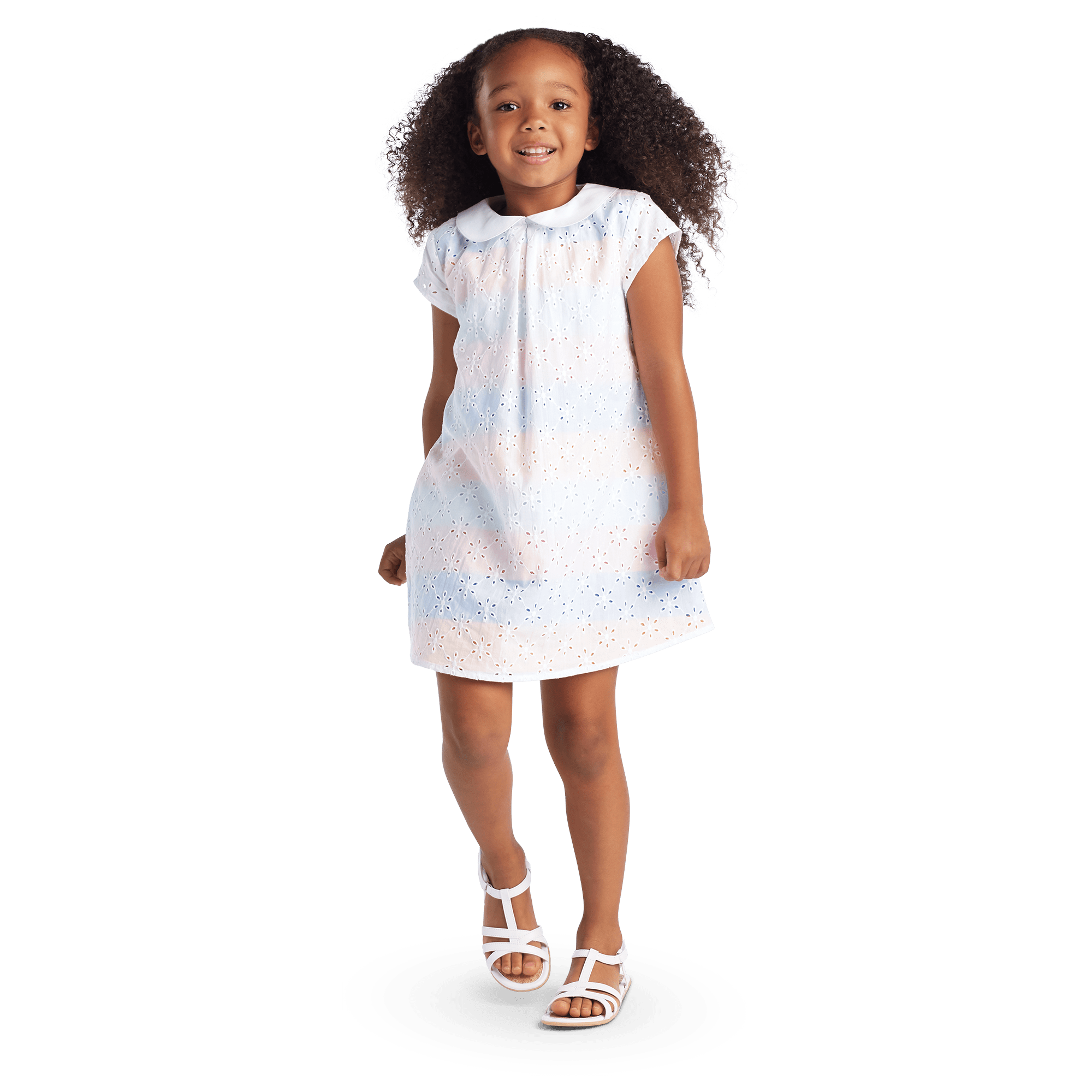 Sunny Flowers Dress for Little Girls - Image 4