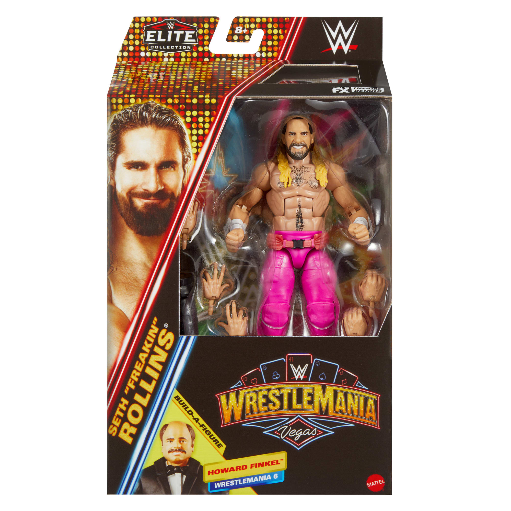 Wwe-Élite Wrestlemania-Seth Rollins-Figurine Premium Live Event - Image 2