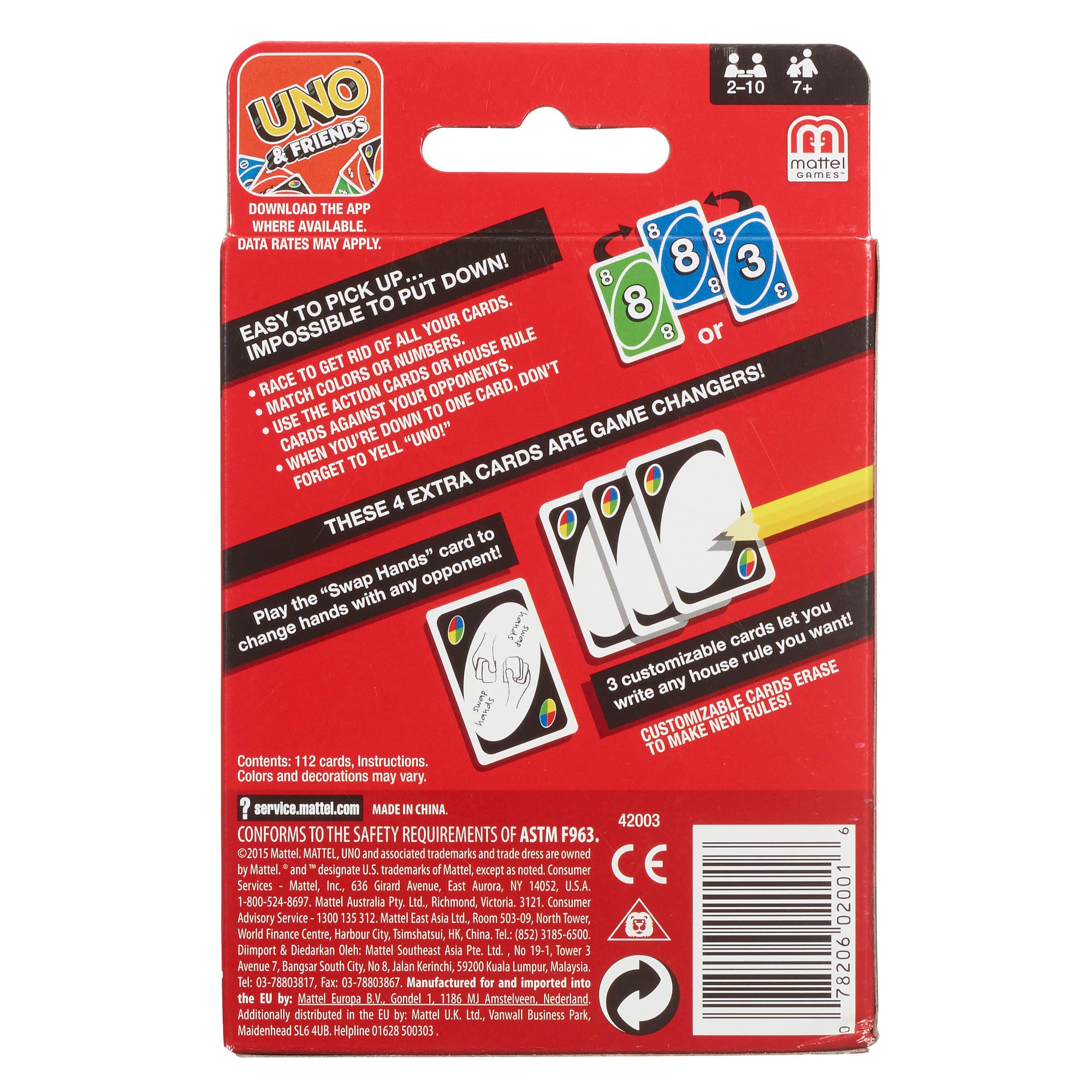 UNO Card Game. Gift For Kids And Family Night in Storage Tin Box - Image 6