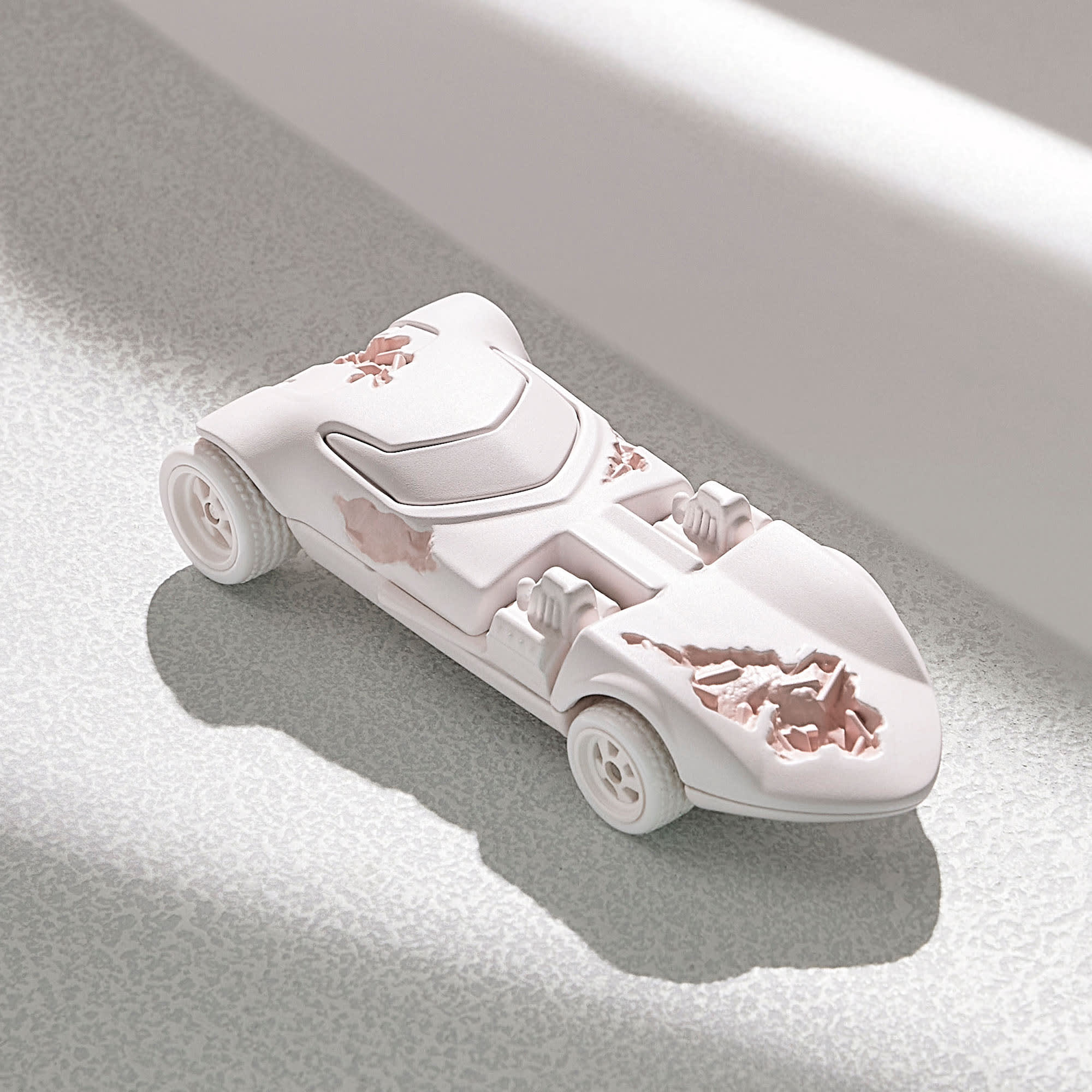 Hot Wheels x Daniel Arsham Eroded Twin Mill - Image 4