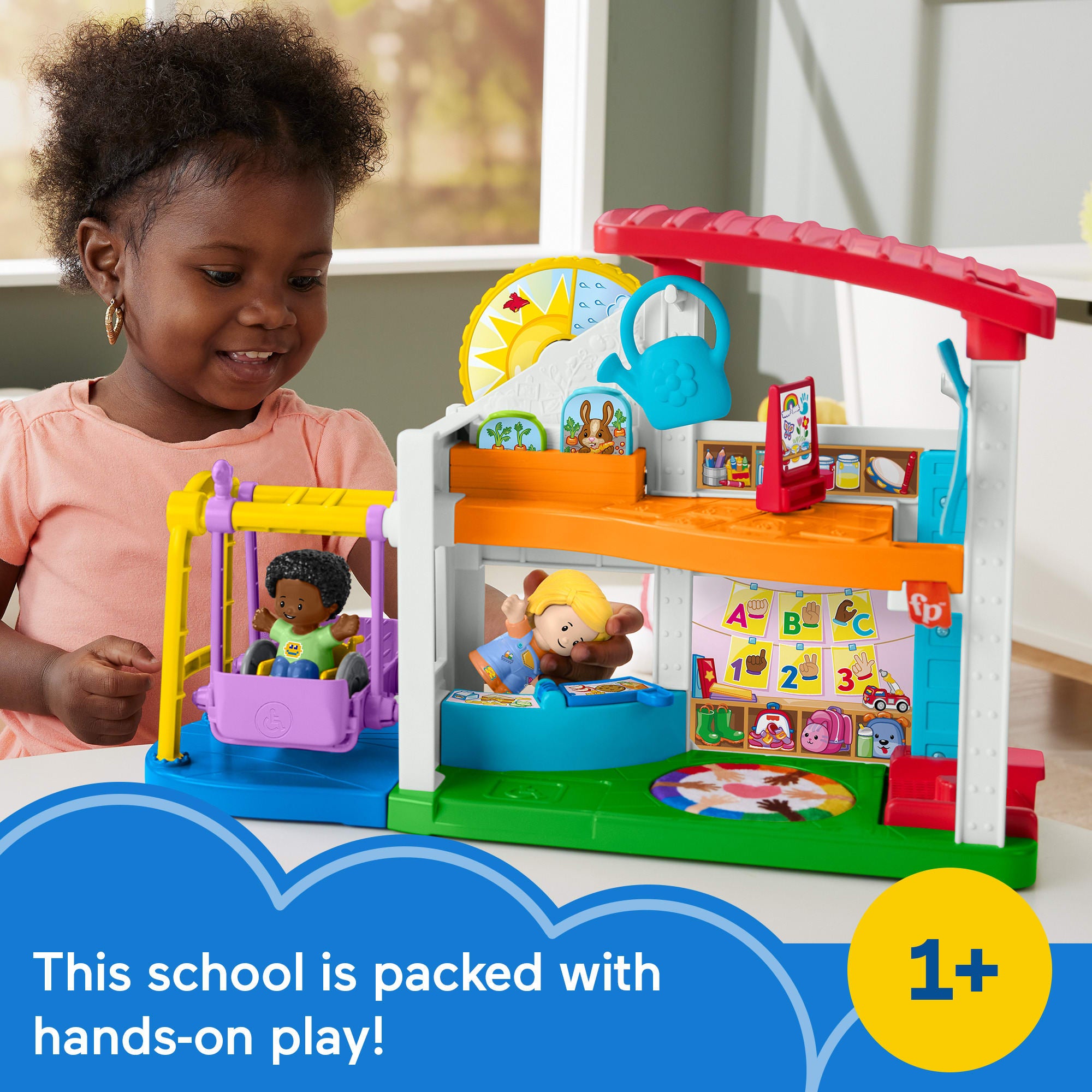 Fisher-Price Little People Play For All School Toddler Playset With Figures & Accessories - Image 2