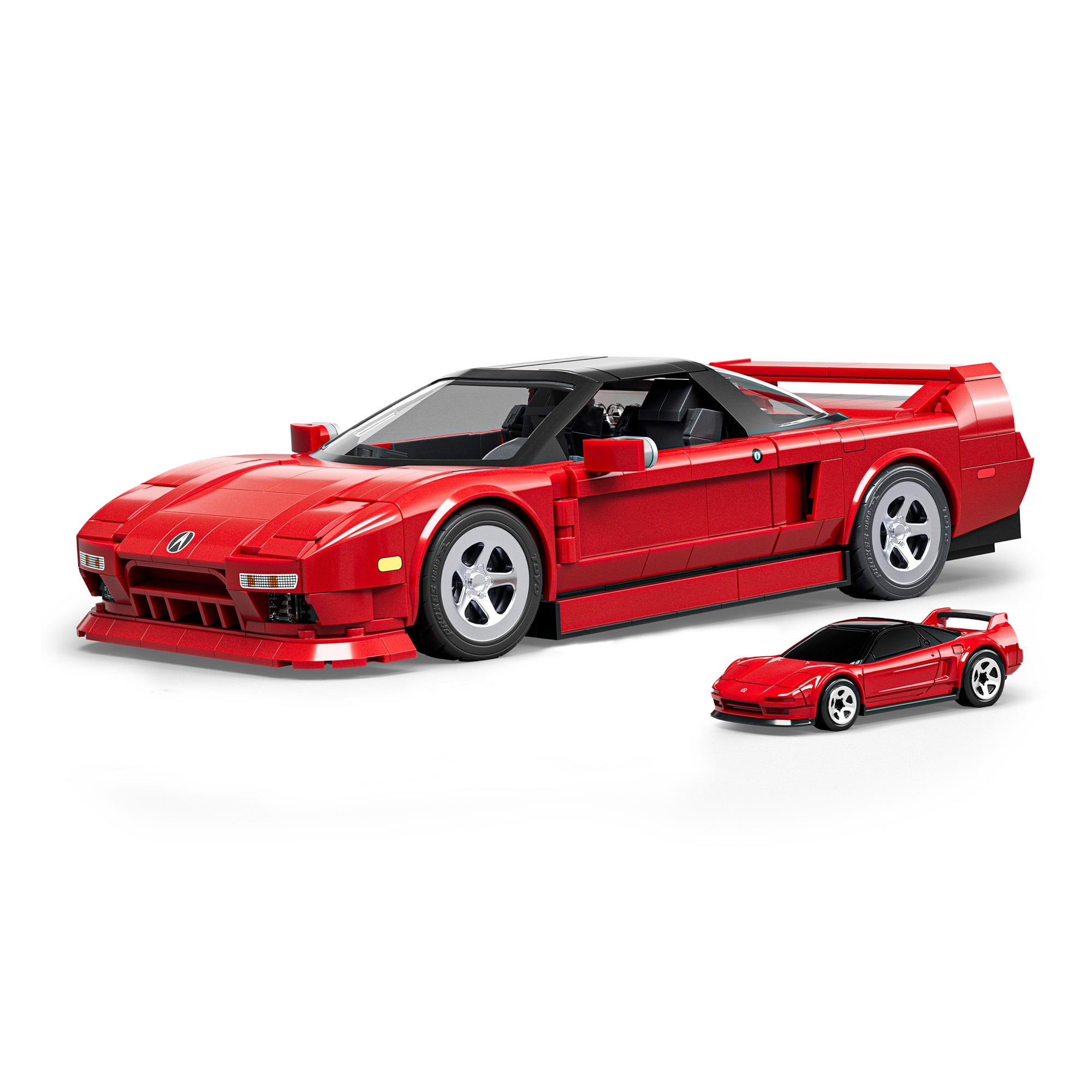 Mattel Brick Shop Hot Wheels '90 Acura NSX Building Set - Image 2