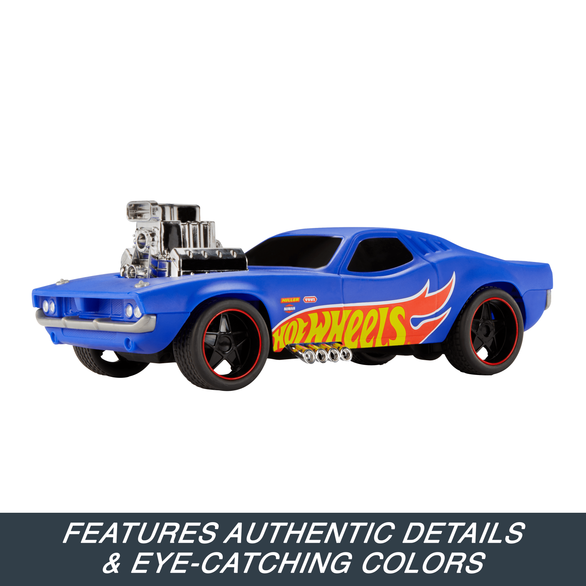 Hot Wheels 1:16 Scale RC Rodger Dodger USB-Rechargeable Toy Car. Battery-Operated Remote Control - Image 4