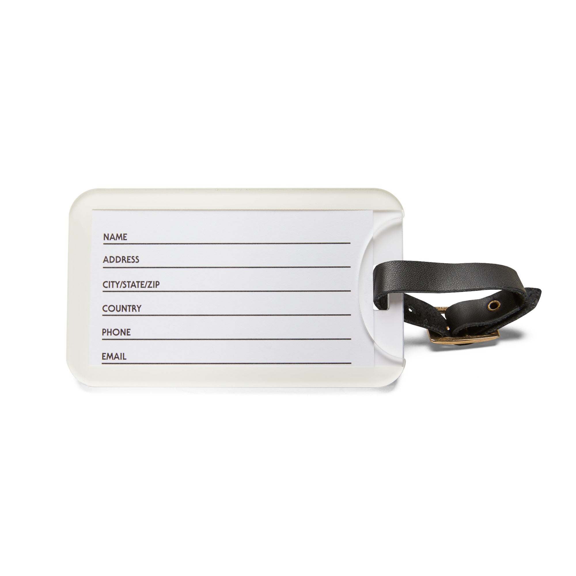 Hot Wheels Greetings White Luggage Tag - Image 2