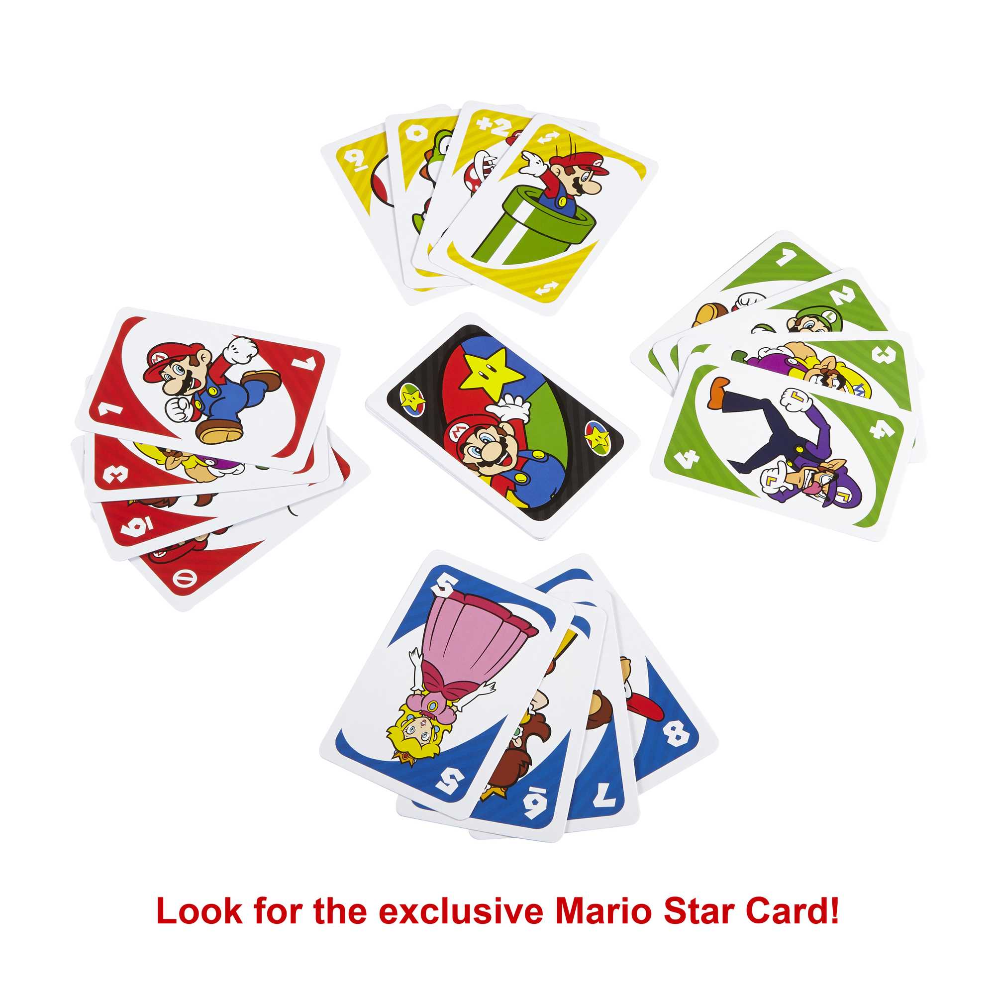 UNO Super Mario Card Game. Video Game Themed Travel Game in Collectible Storage Tin - Image 5