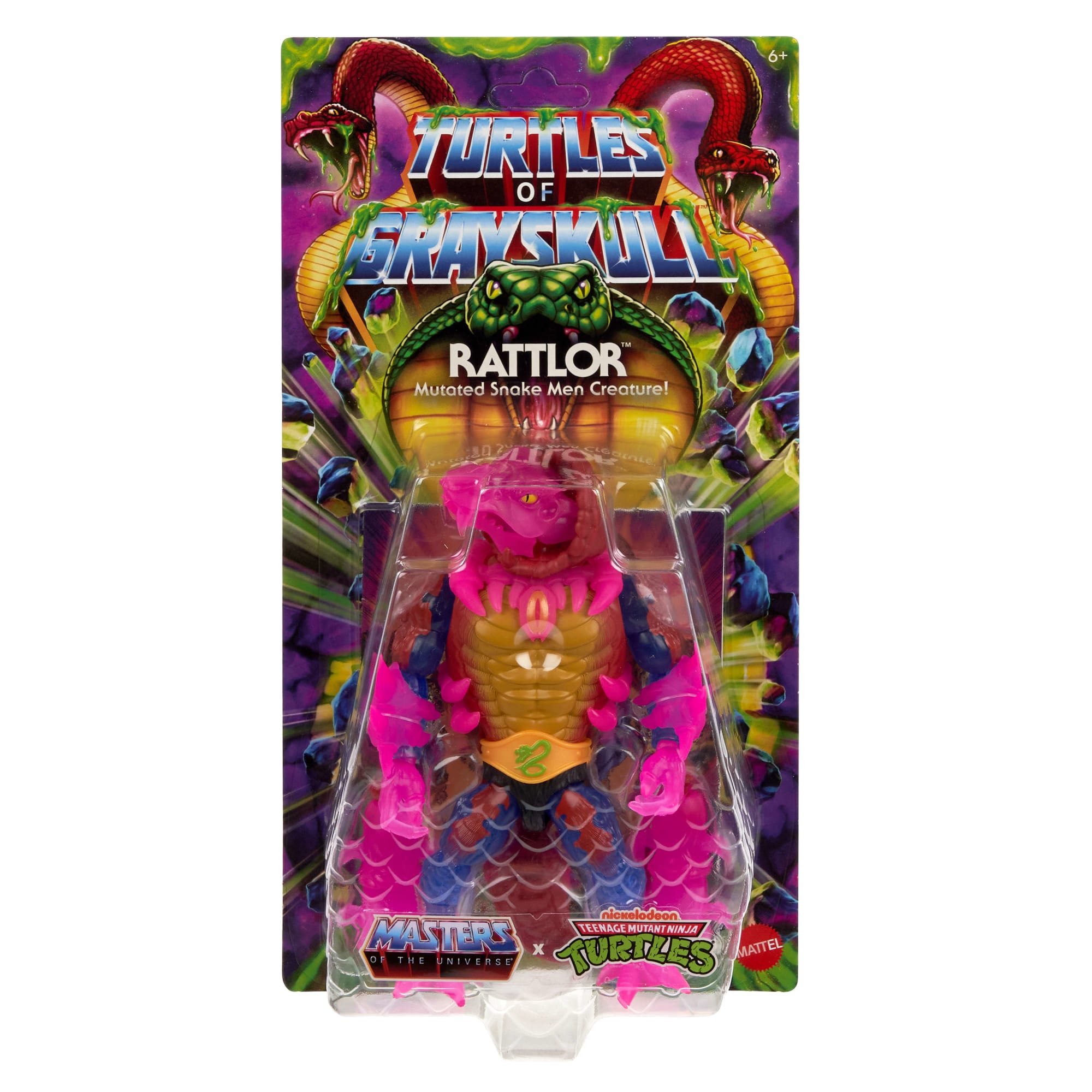 Turtles of Grayskull Rattlor Action Figure - Image 7