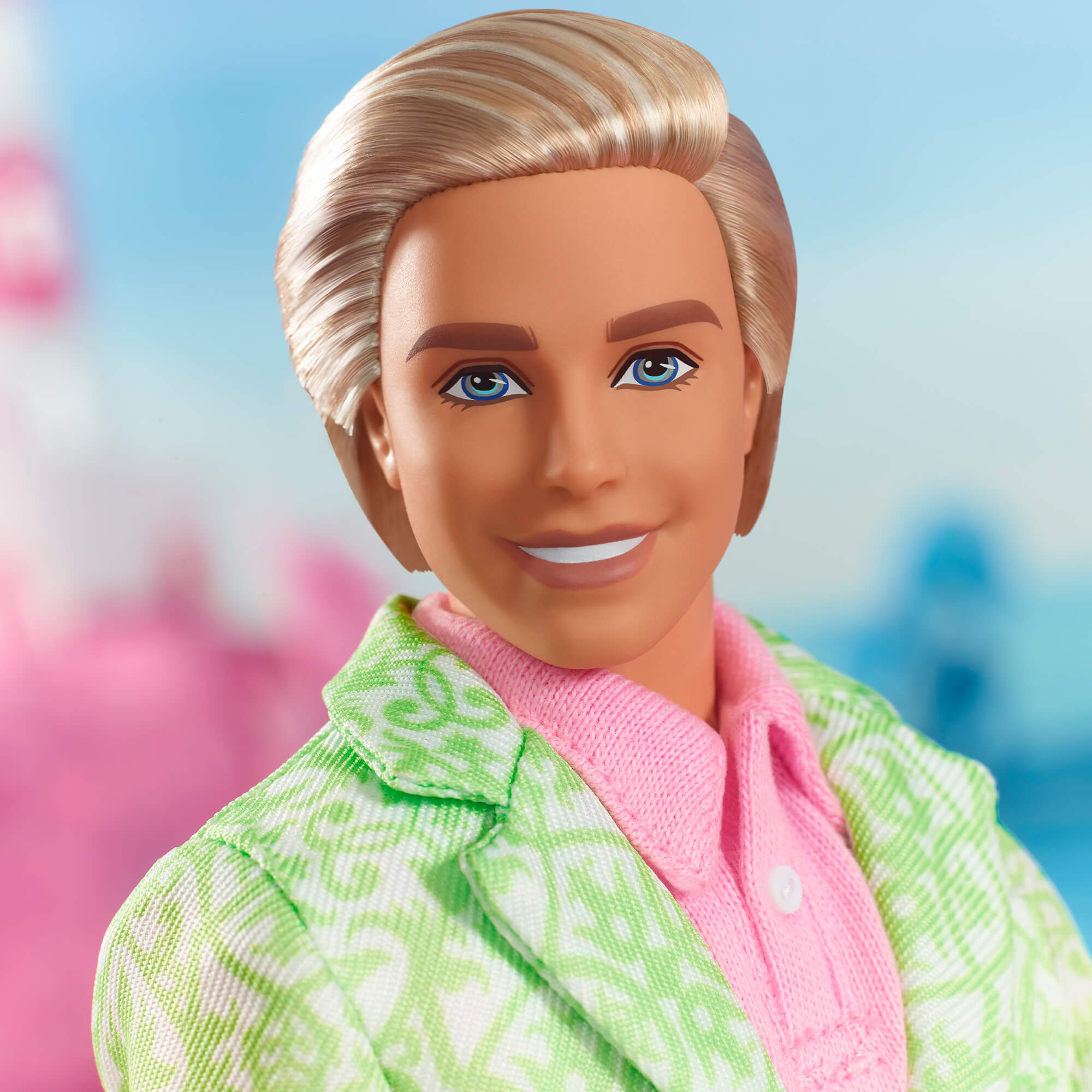 Sugar's Daddy Ken Doll in Pastel Suit With Dog – Barbie The Movie - Image 3