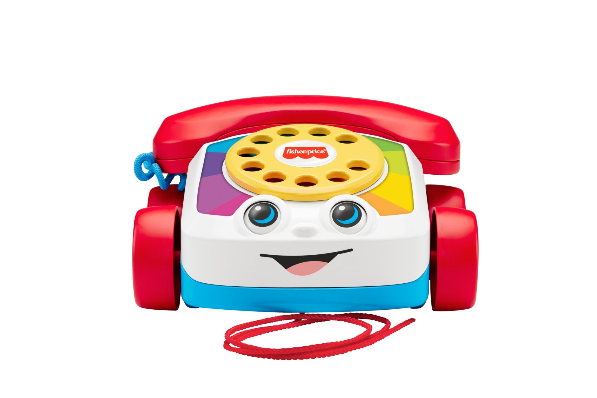 Fisher-Price Chatter Telephone Baby And Toddler Pull Toy Phone With Rotary Dial - Image 4